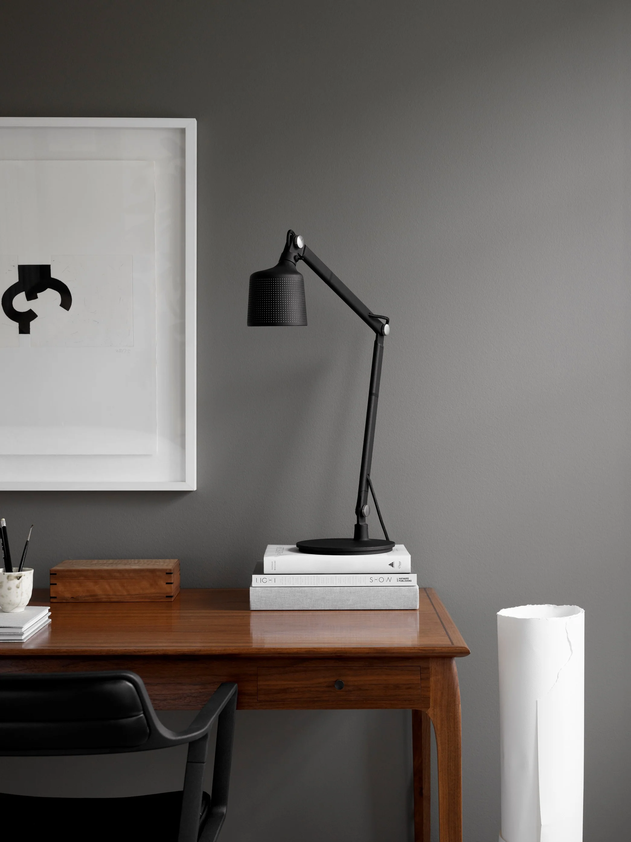 Lampa biurkowa 521 czarny metal - Image 3