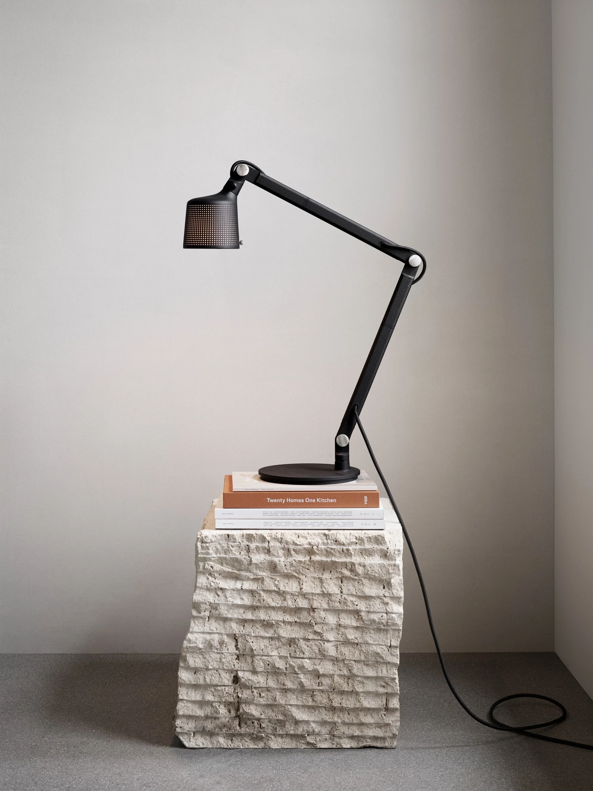 Lampa biurkowa 521 czarny metal - Image 5