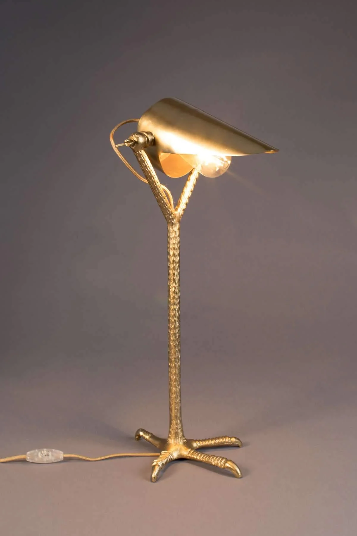 Lampa biurkowa FALCON złoty - Image 3