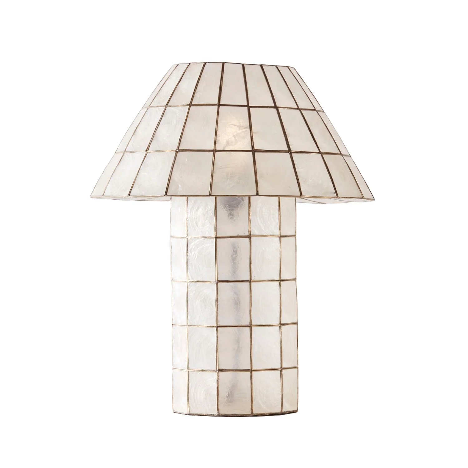 Lampa stołowa CORNELIA muszle Capiz