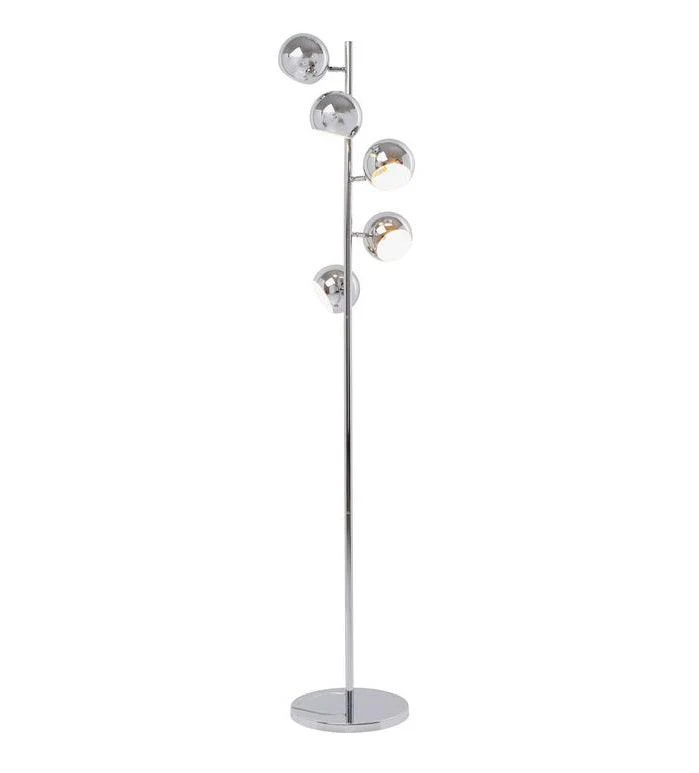 Lampa podłogowa 5-ramienna CALOTTA chrom