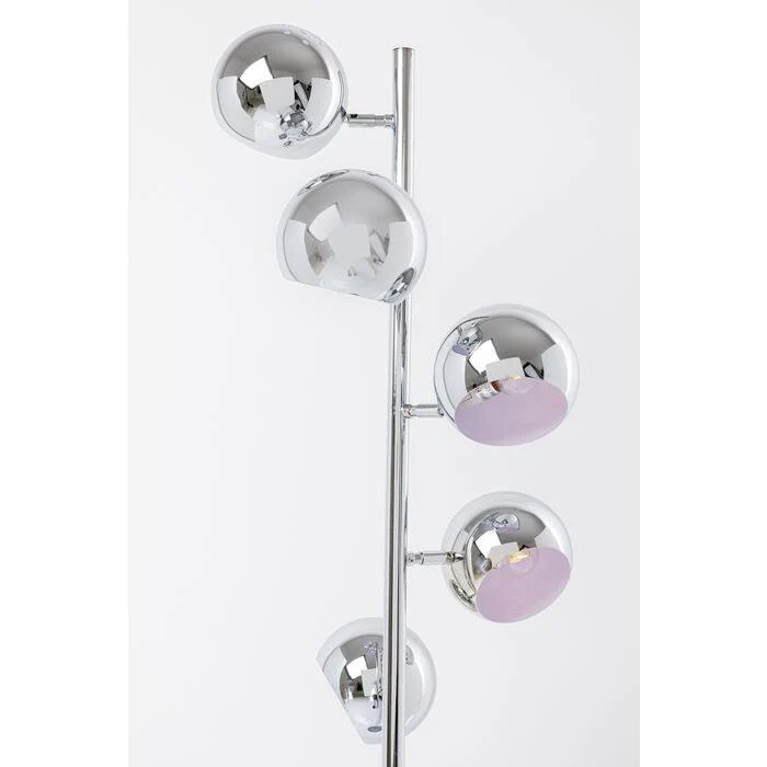 Lampa podłogowa 5-ramienna CALOTTA chrom - Image 3