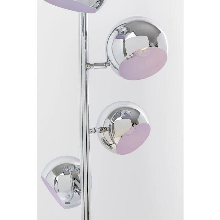 Lampa podłogowa 5-ramienna CALOTTA chrom - Image 5