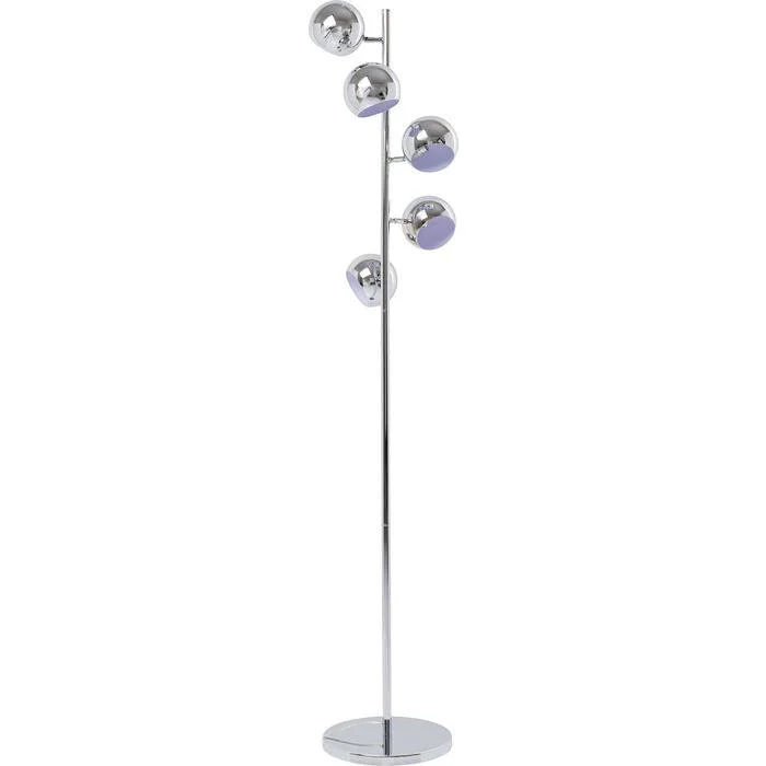 Lampa podłogowa 5-ramienna CALOTTA chrom - Image 7