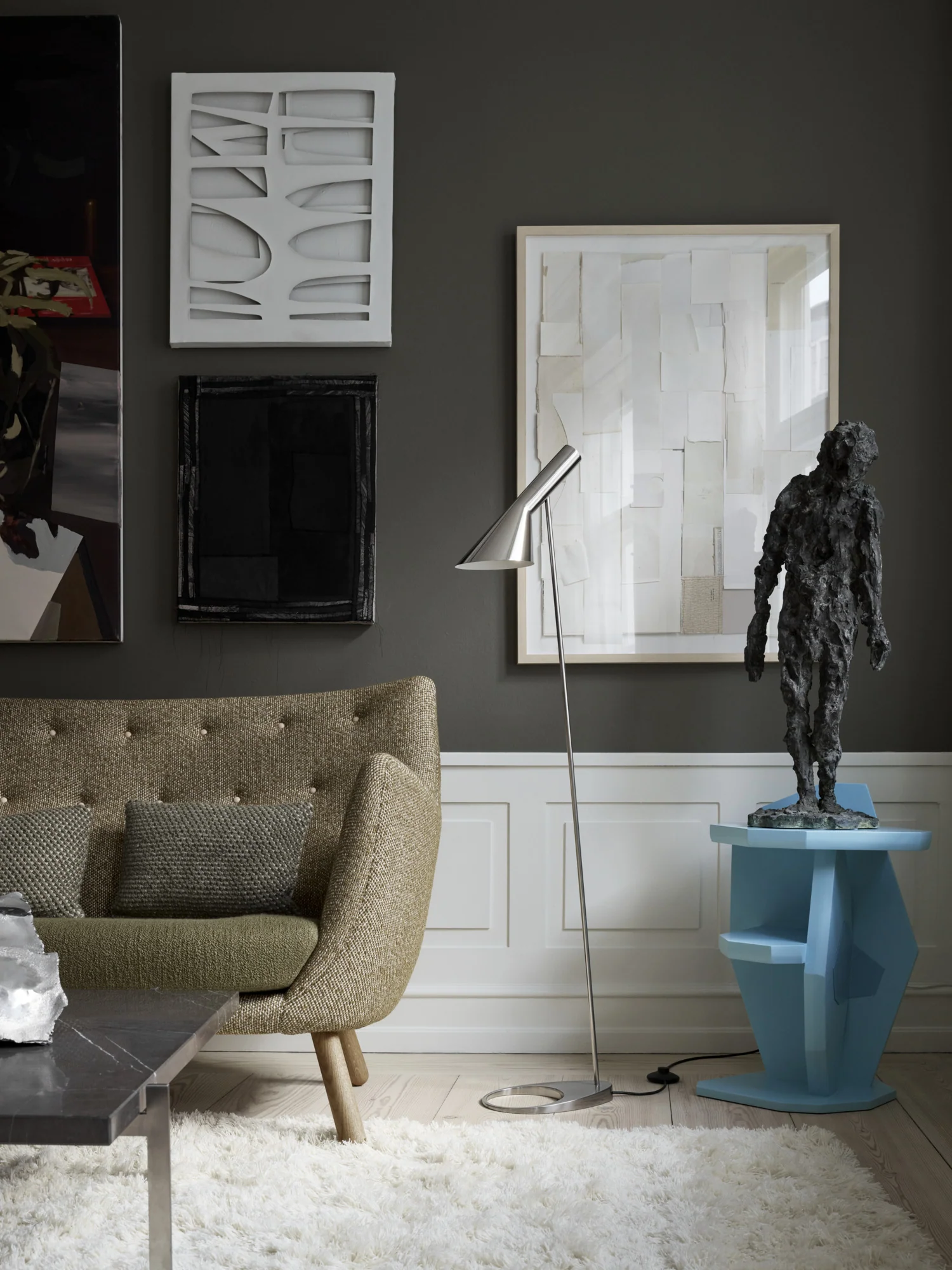 Lampa podłogowa AJ polerowana stal nierdzewna - Image 4