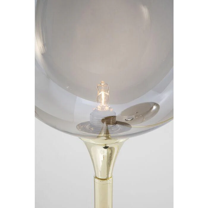Lampa podłogowa AL CAPONE złoty z przydymionym szkłem - Image 14