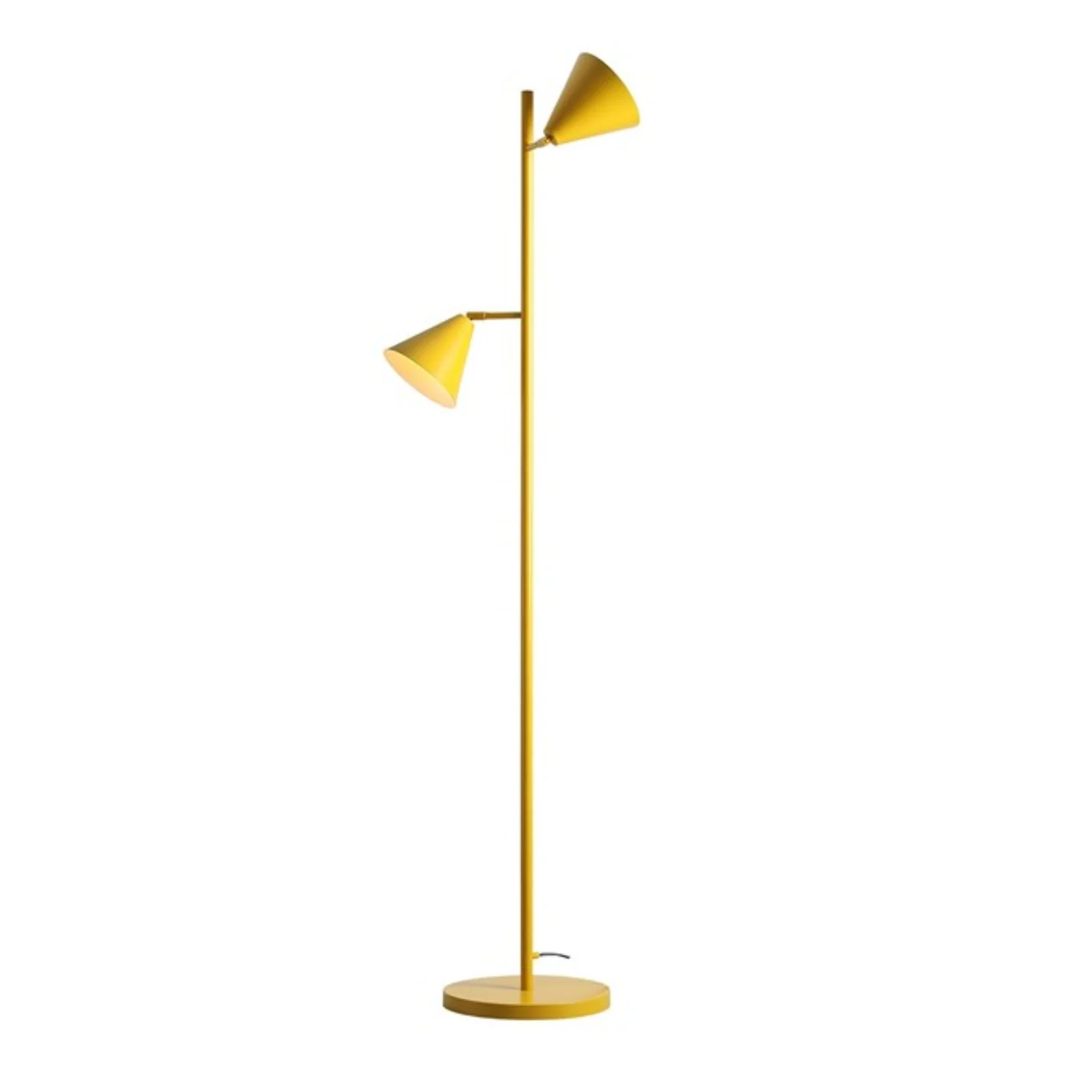 Lampa podłogowa FORM DUO musztardowy