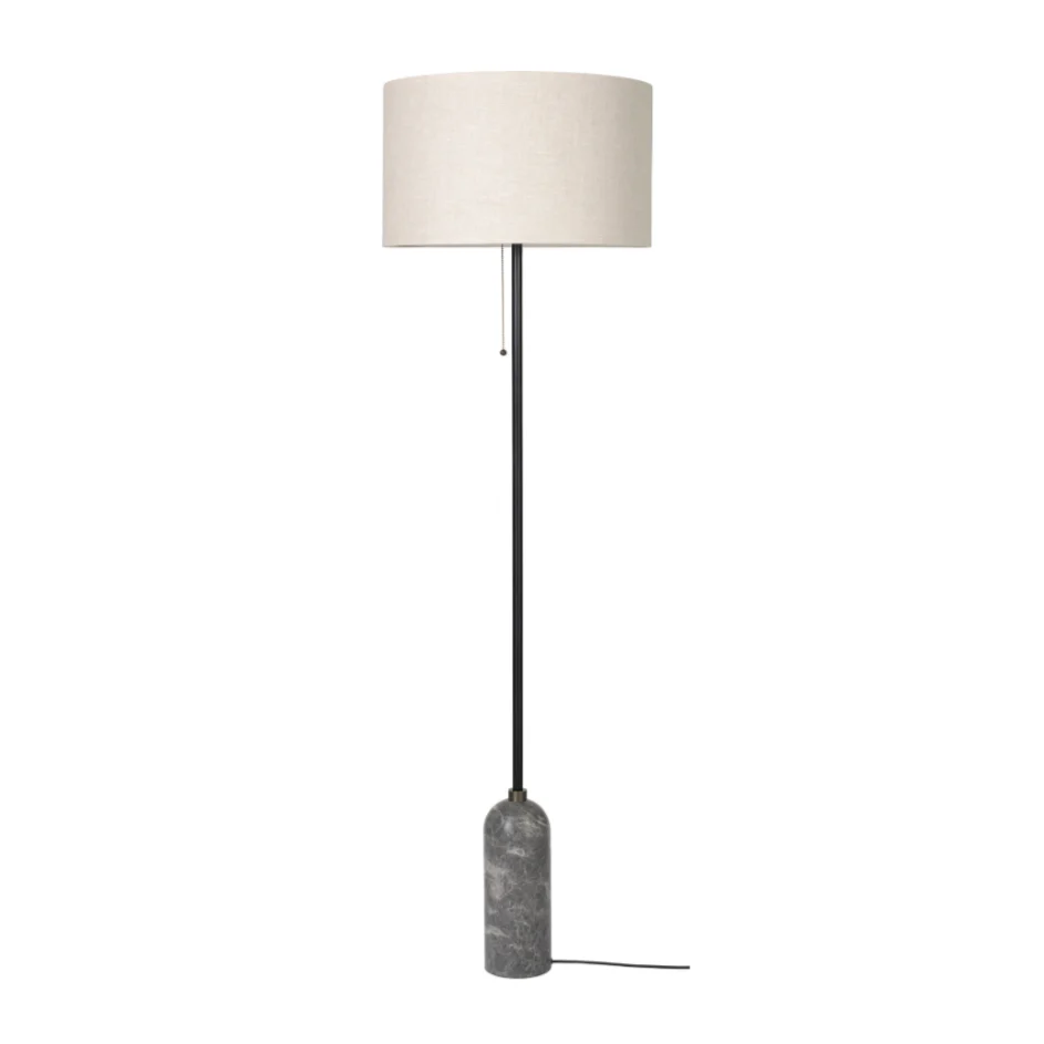 Lampa podłogowa GRAVITY szary marmur