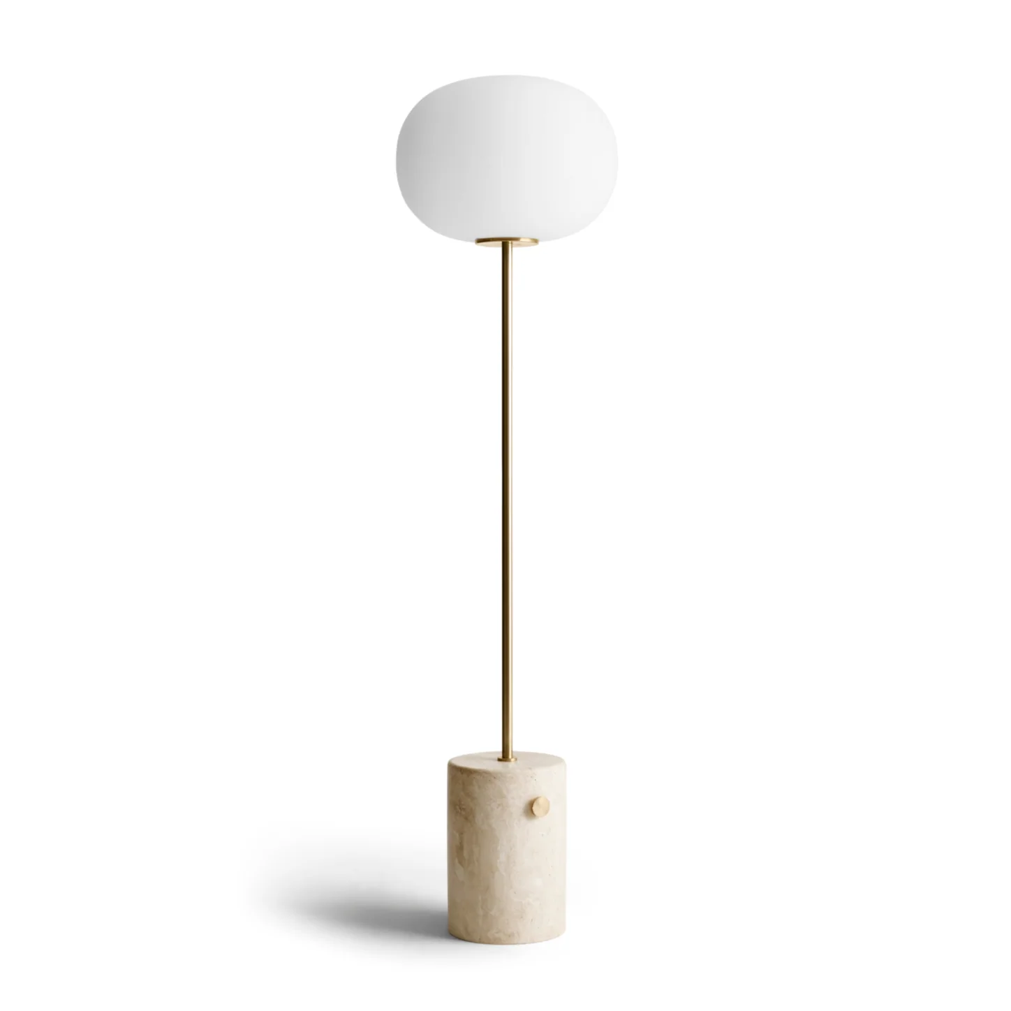 Lampa podłogowa JWDA beżowy trawertyn
