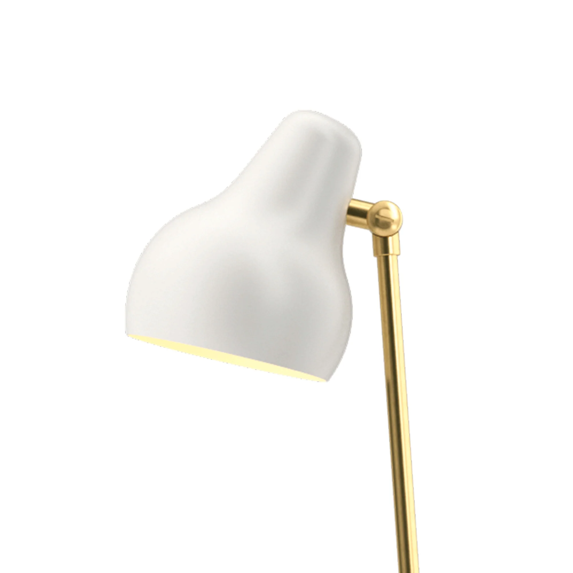 Lampa podłogowa VL 38 biały ze złotym wykończeniem - Image 4