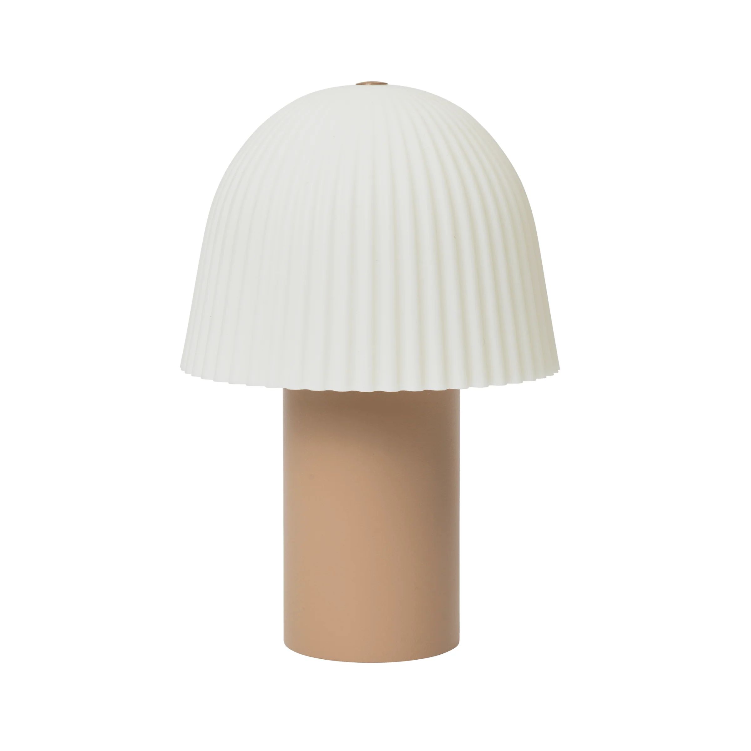 Lampa przenośna FRILL jasnoróżowy z białym kloszem