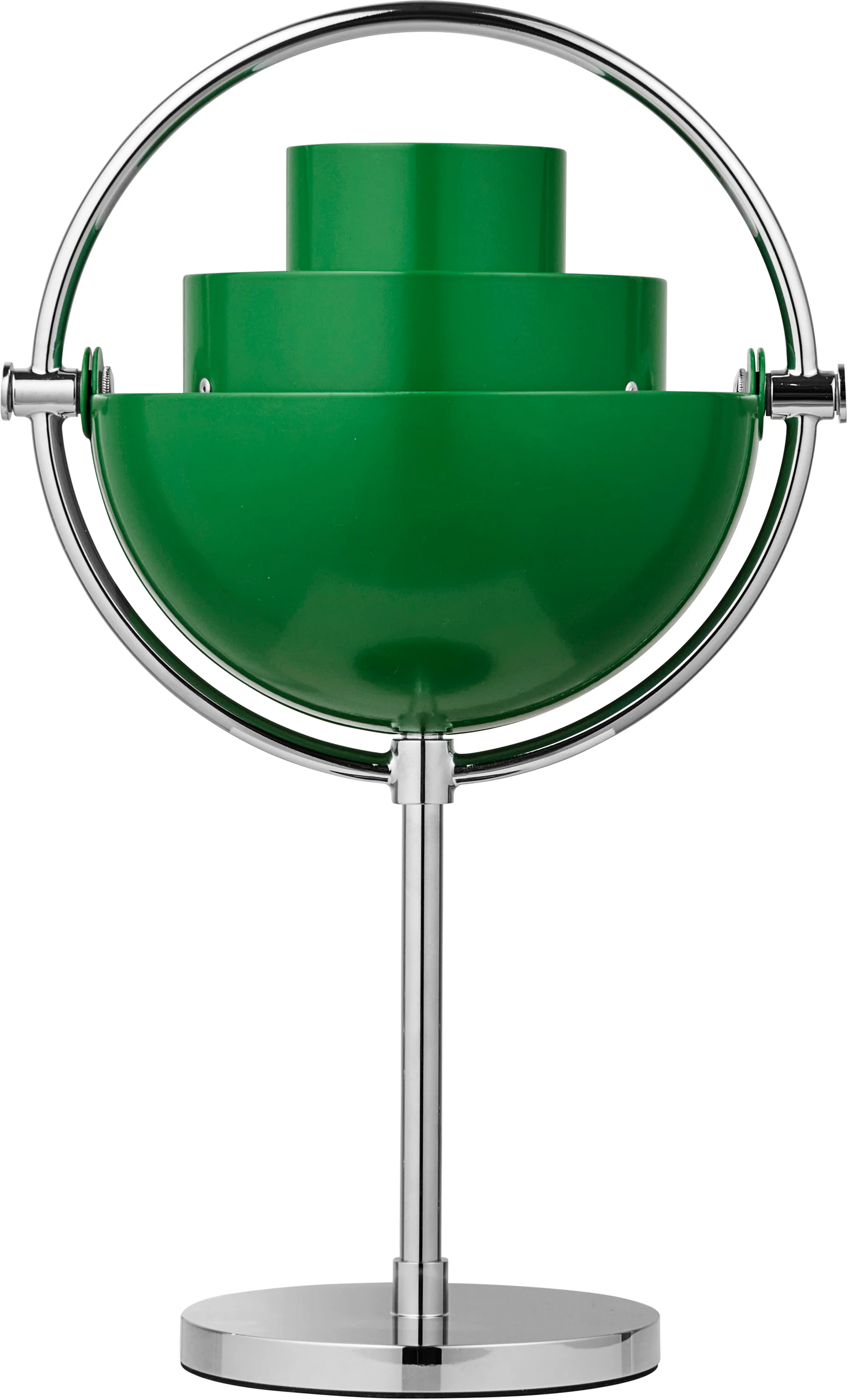 Lampa przenośna MULTI-LITE zielony z chromowaną podstawą - Image 4