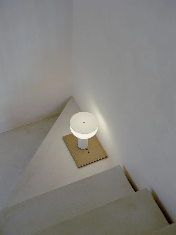 Lampa przenośna KIZU biały marmur - Image 11