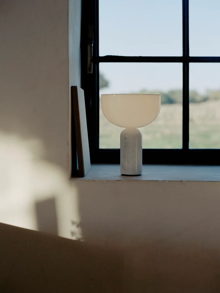 Lampa przenośna KIZU biały marmur - Image 4