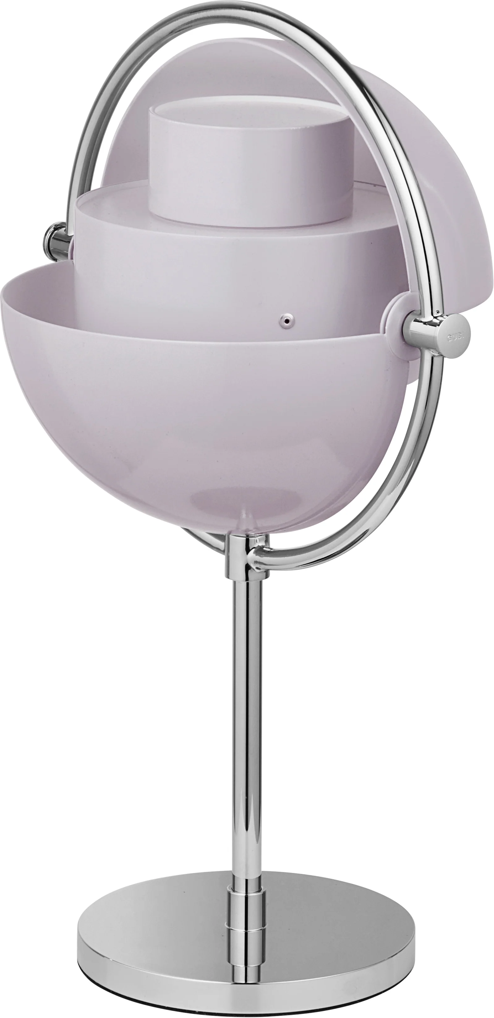 Lampa przenośna MULTI-LITE liliowy z chromowaną podstawą - Image 4