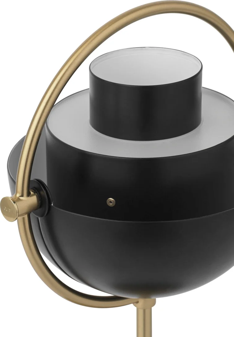 Lampa przenośna MULTI-LITE czarny z mosiężną podstawą - Image 3