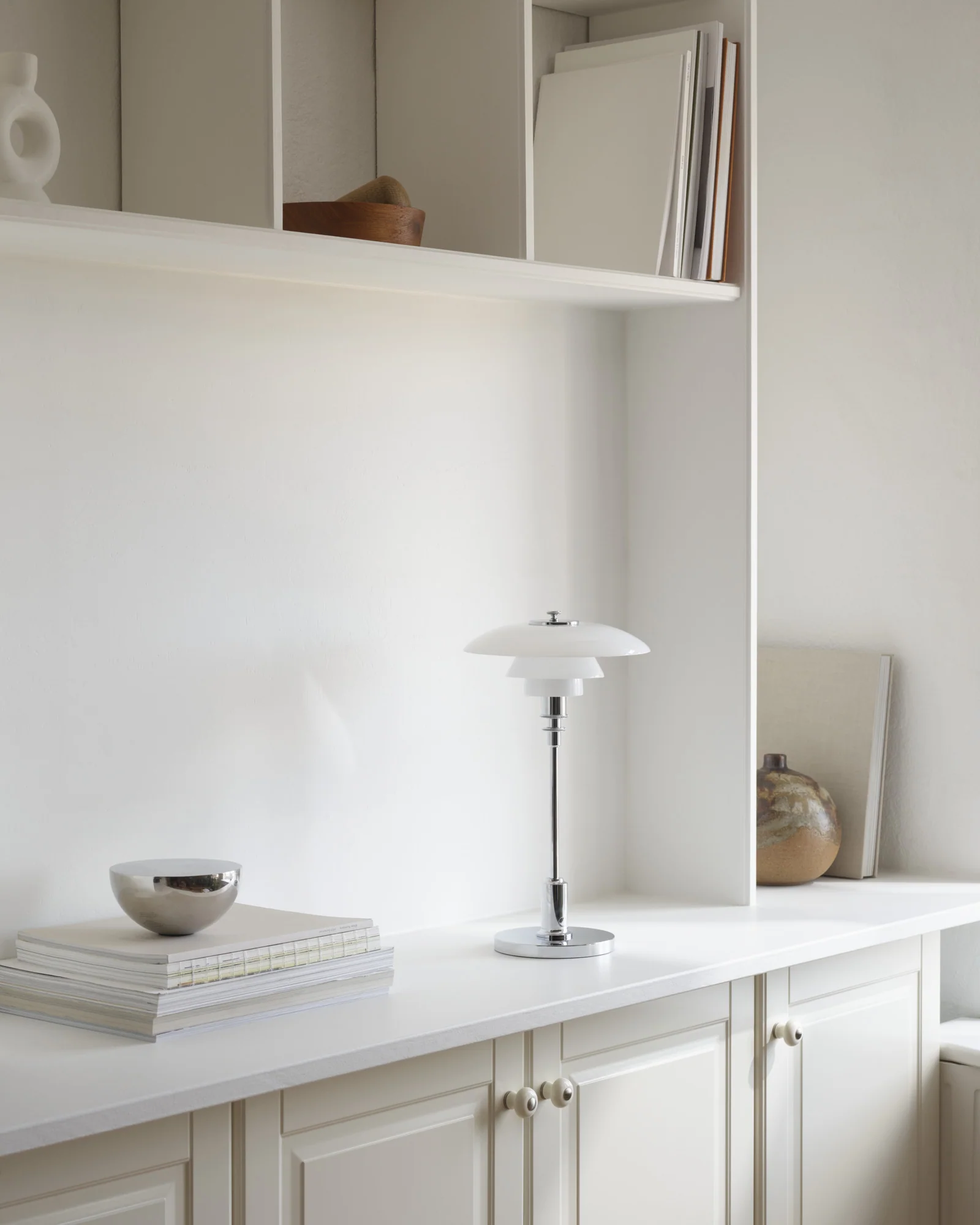 Lampa przenośna PH 2/1 biały z chromowaną podstawą - Image 13