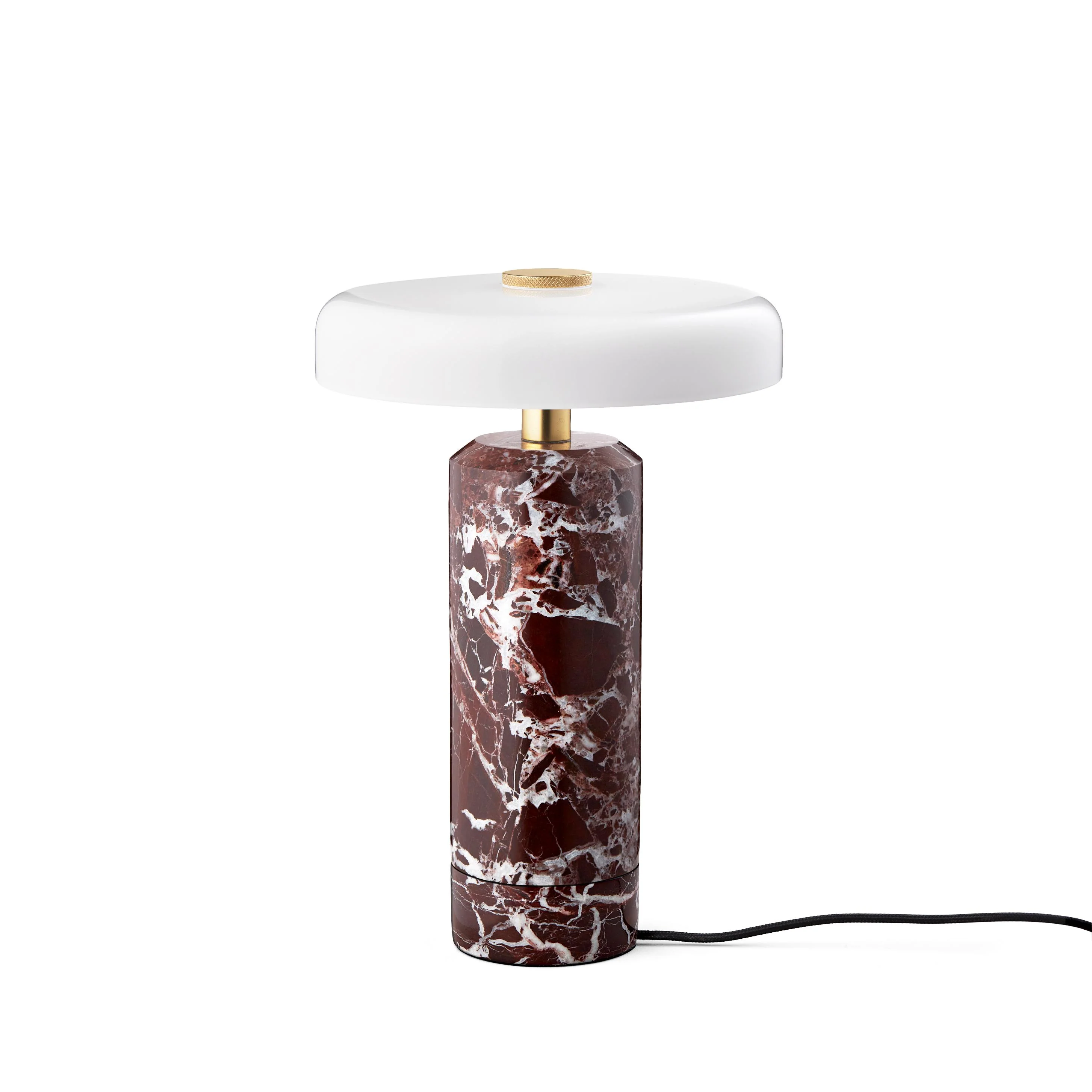 Lampa przenośna TRIP burgundowy marmur z mlecznobiałym szkłem - Image 13