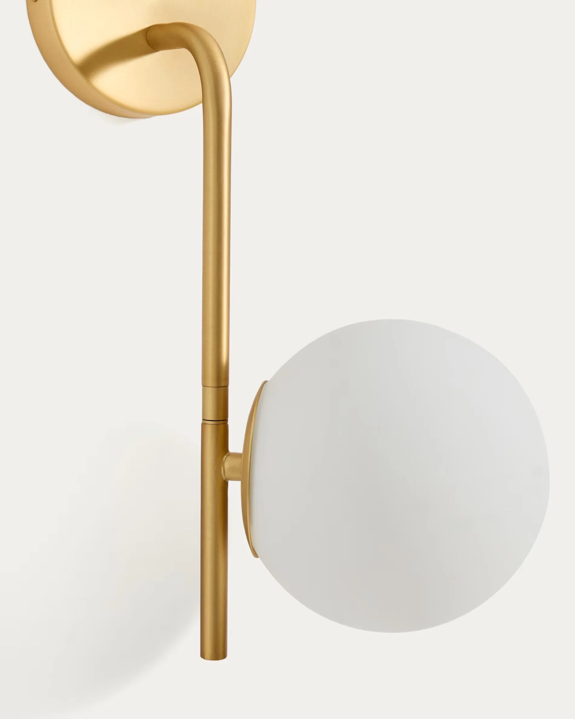 Lampa ścienna dwupunktowa BRISIA szczotkowany mosiądz - Image 5