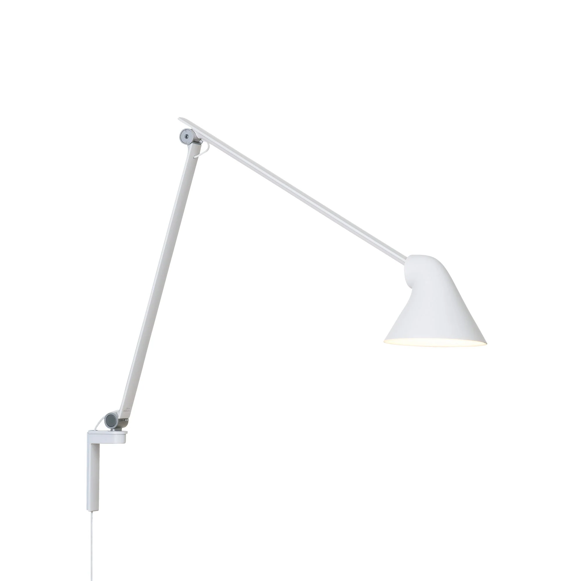 Lampa ścienna na wysięgniku regulowana NJP biały - Image 3