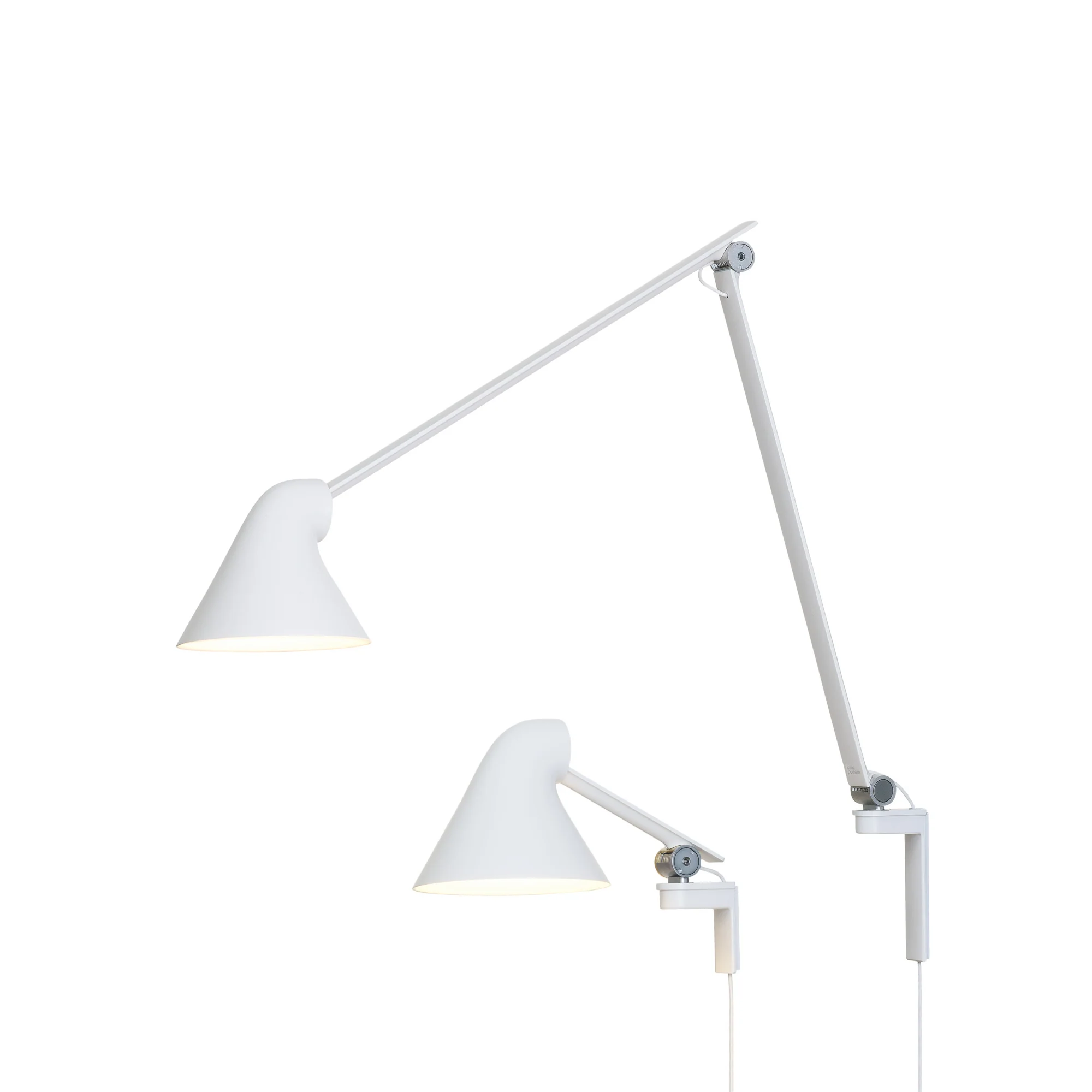 Lampa ścienna na wysięgniku regulowana NJP biały - Image 4
