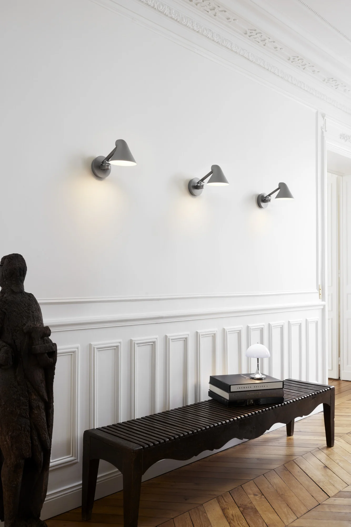Lampa ścienna na wysięgniku regulowana NJP biały - Image 9