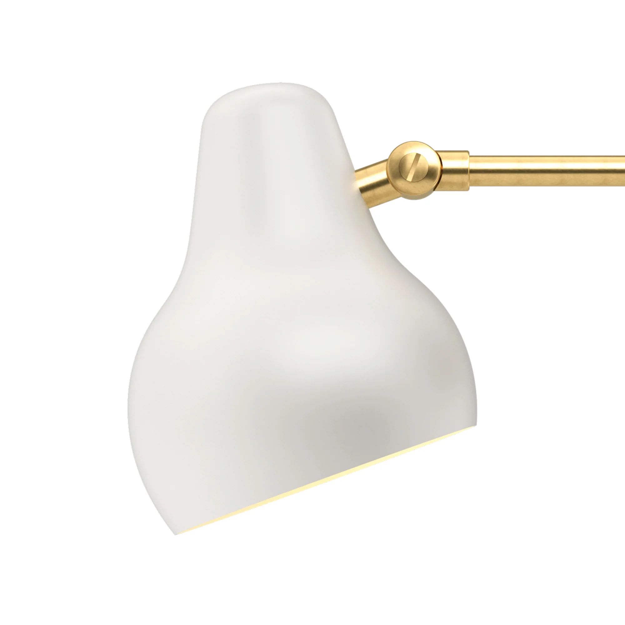 Lampa ścienna VL 38 biały ze złotym wykończeniem - Image 5