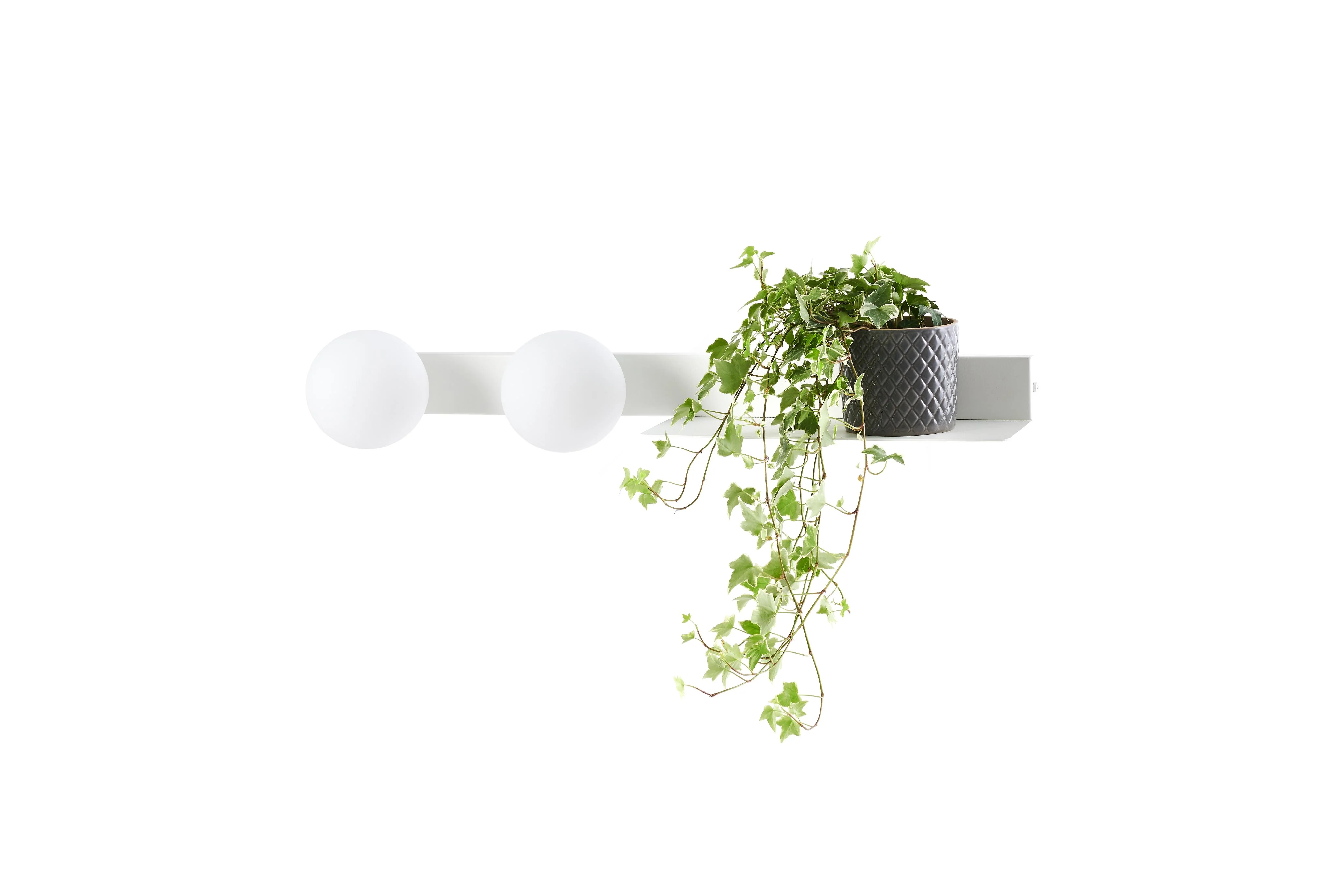 Lampa ścienna z półką BOTANICA DECO biały - Image 3