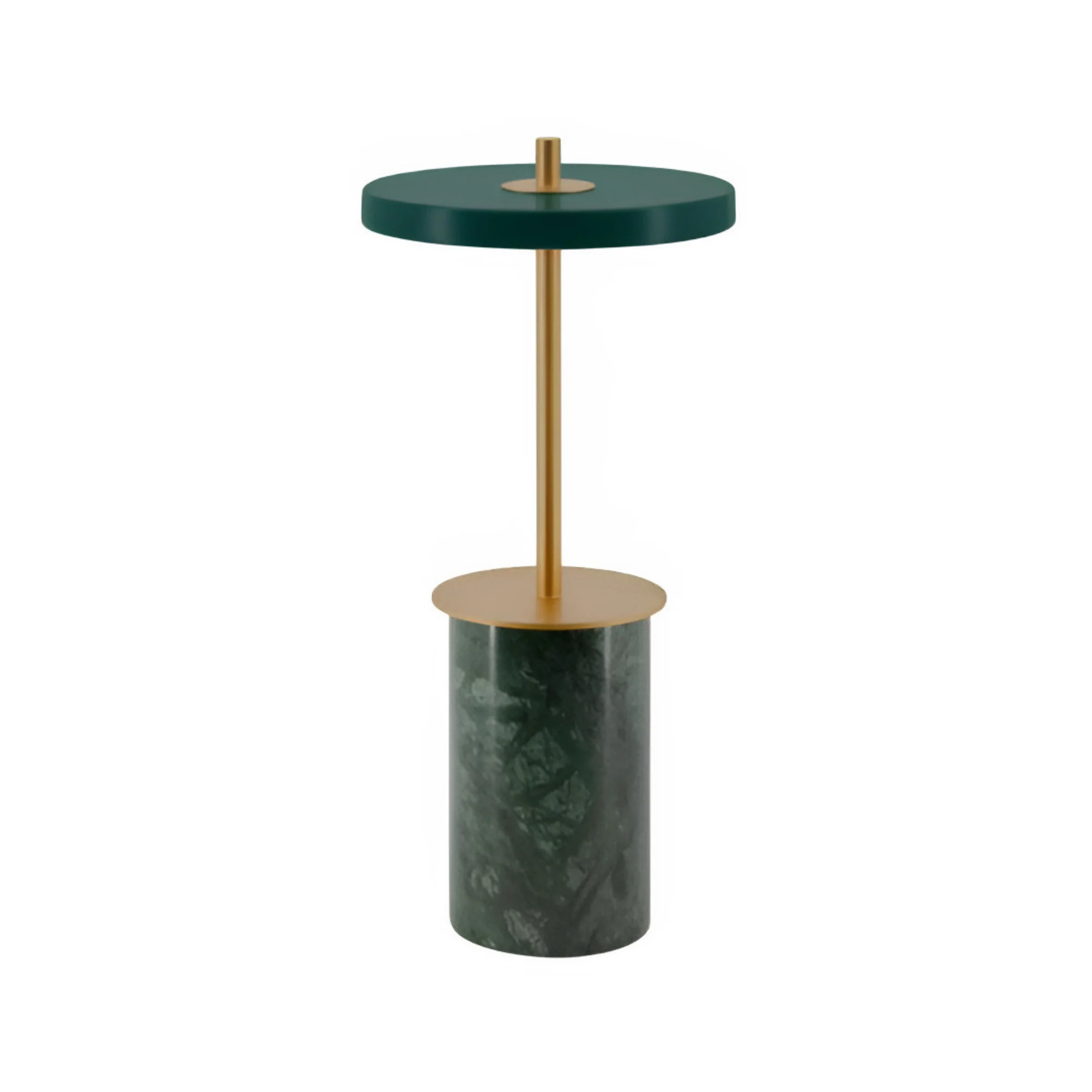 Lampa stołowa ASTERIA MOVE MINI zielony marmur ze złotą wstawką