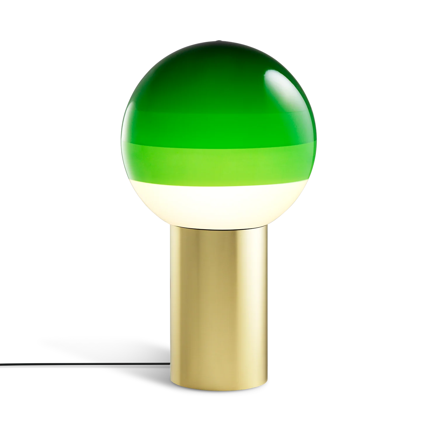 Lampa stołowa DIPPING zielony ze złotą podstawą - Image 3