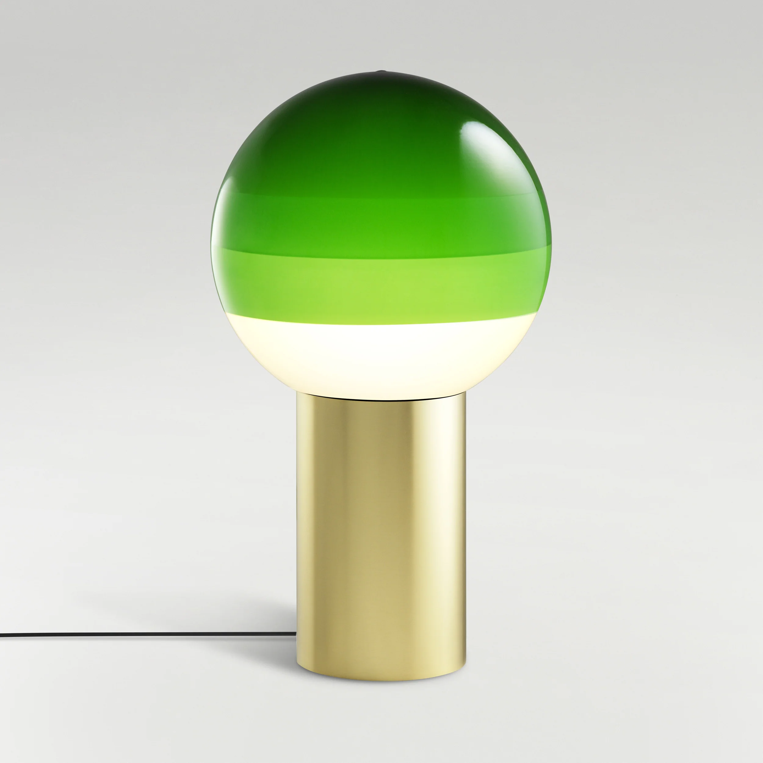 Lampa stołowa DIPPING zielony ze złotą podstawą - Image 4