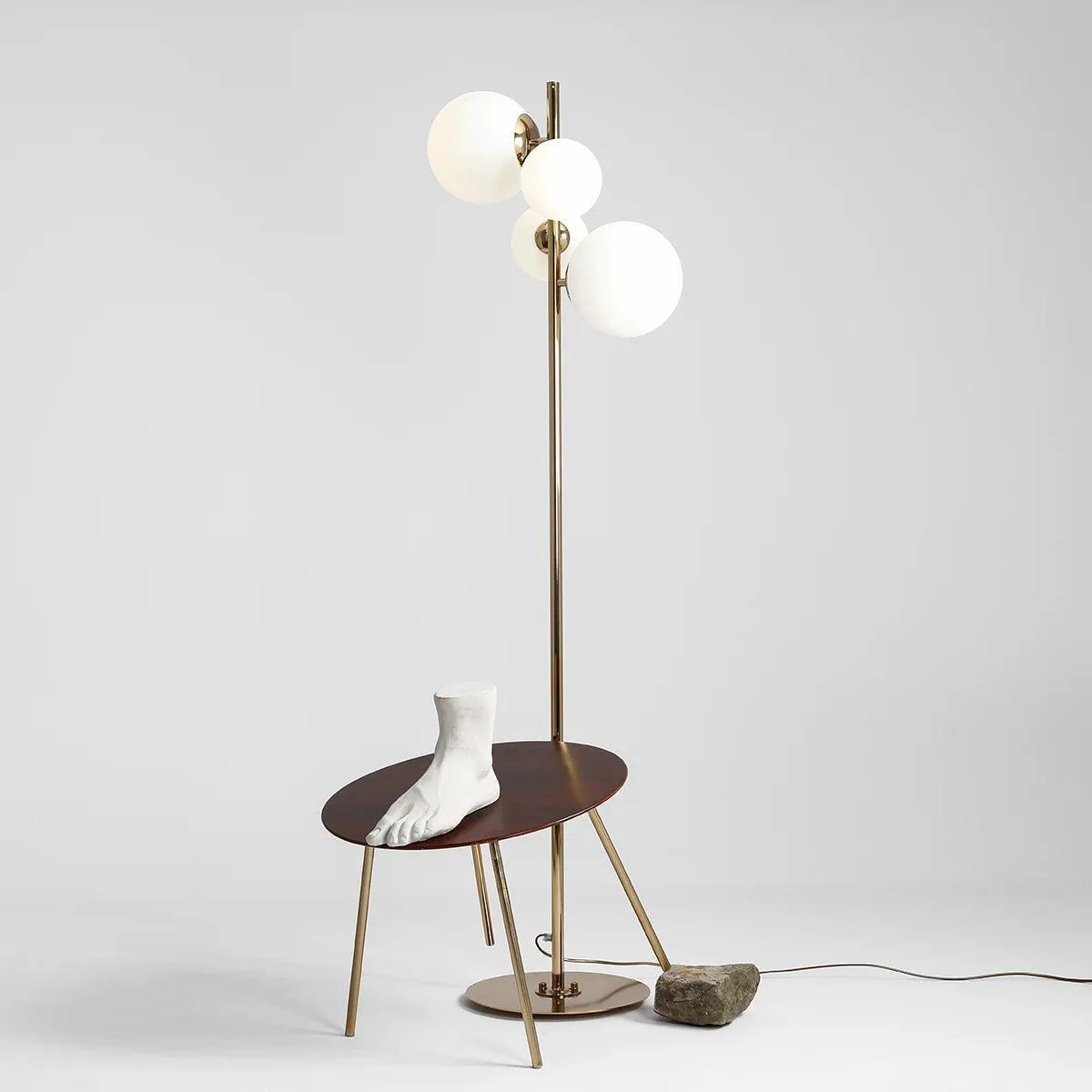 Lampa podłogowa BLOOM złoty - Image 2