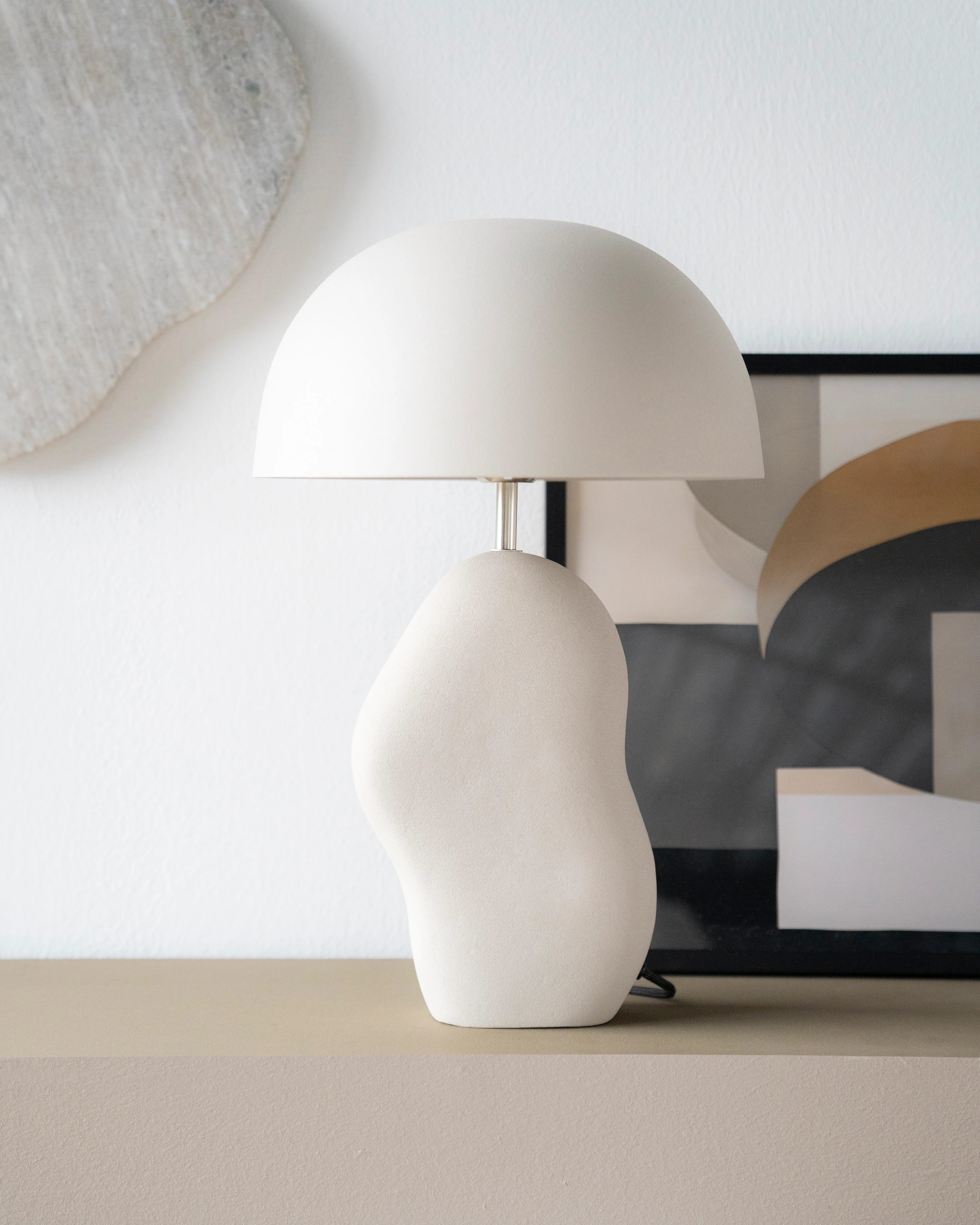 Lampa stołowa AIZU kremowy - Image 6