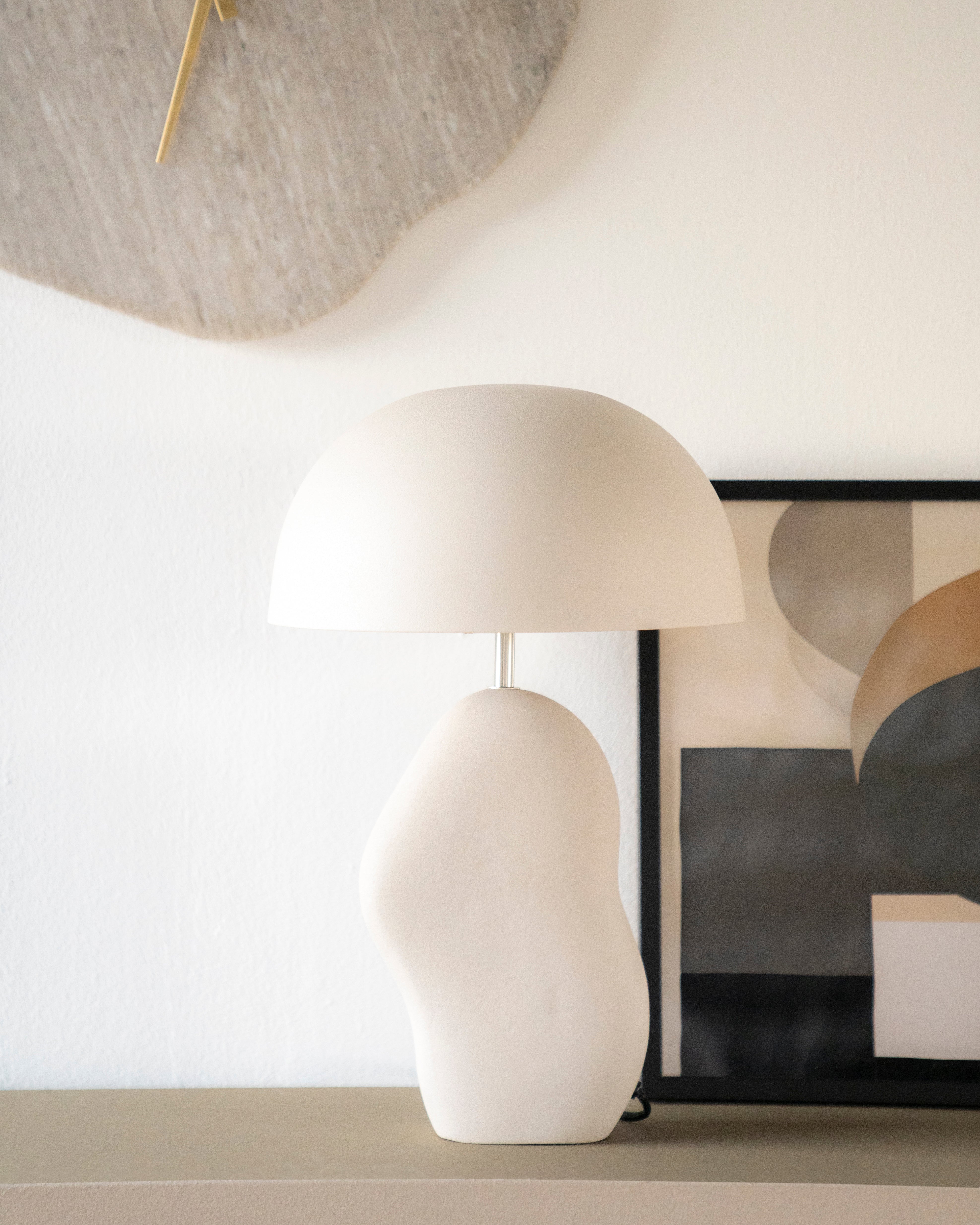 Lampa stołowa AIZU kremowy - Image 7