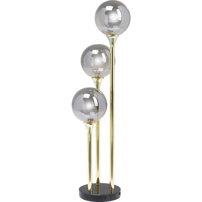 Lampa stołowa AL CAPONE złoty z przydymionym szkłem - Image 11