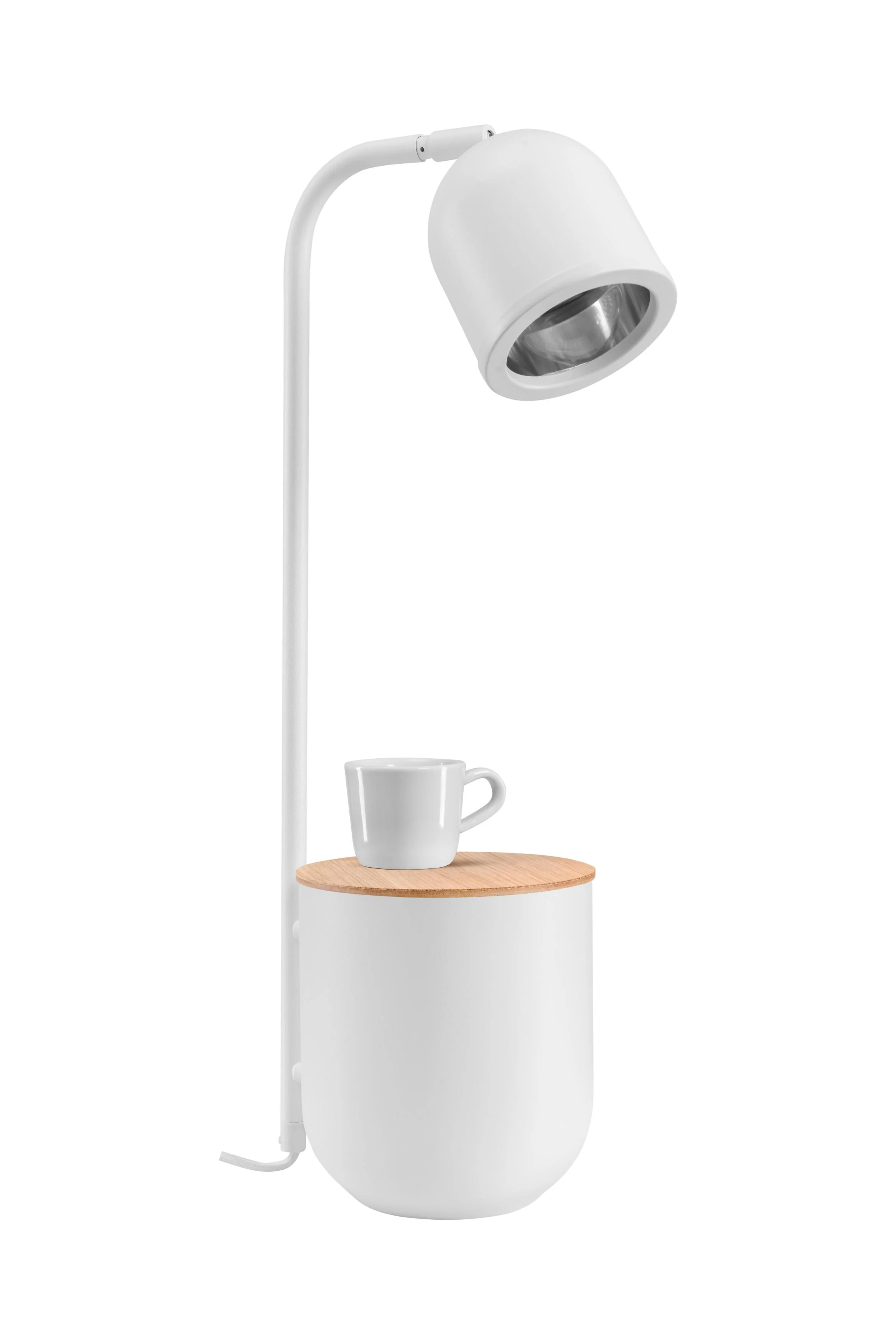 Lampa biurkowa BOTANICA WOOD biały - Image 5