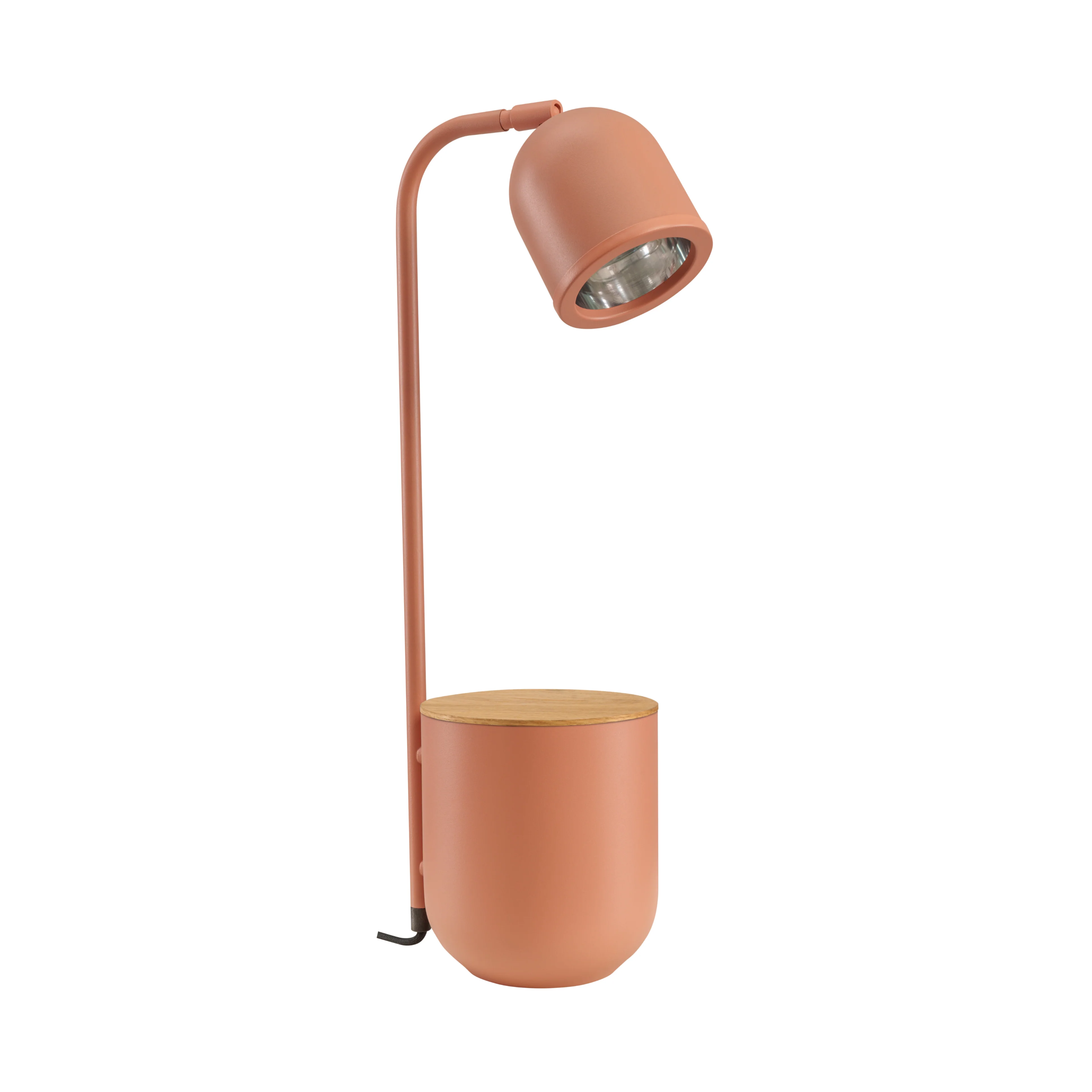 Lampa biurkowa BOTANICA WOOD terakota