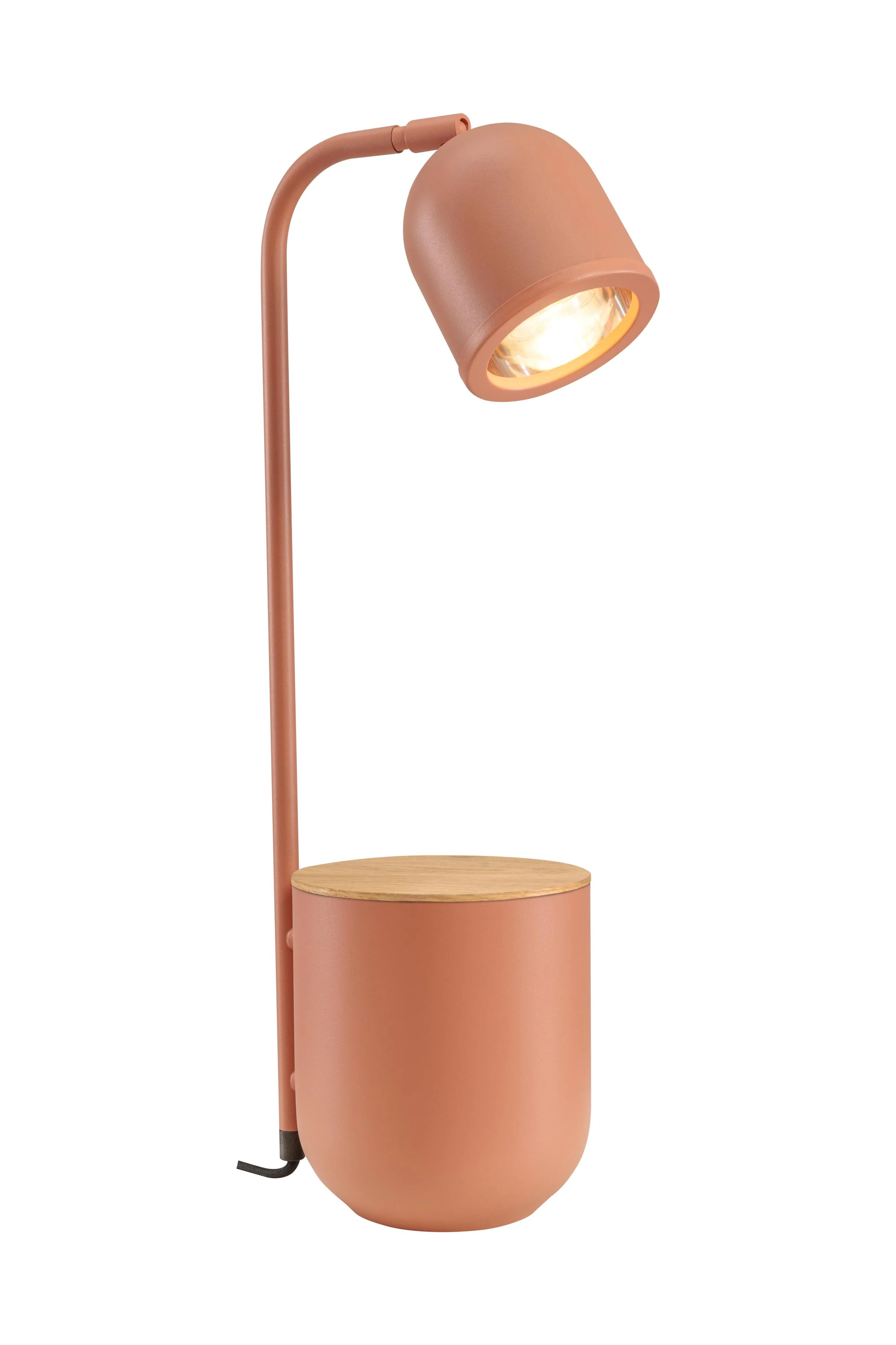 Lampa biurkowa BOTANICA WOOD terakota - Image 3