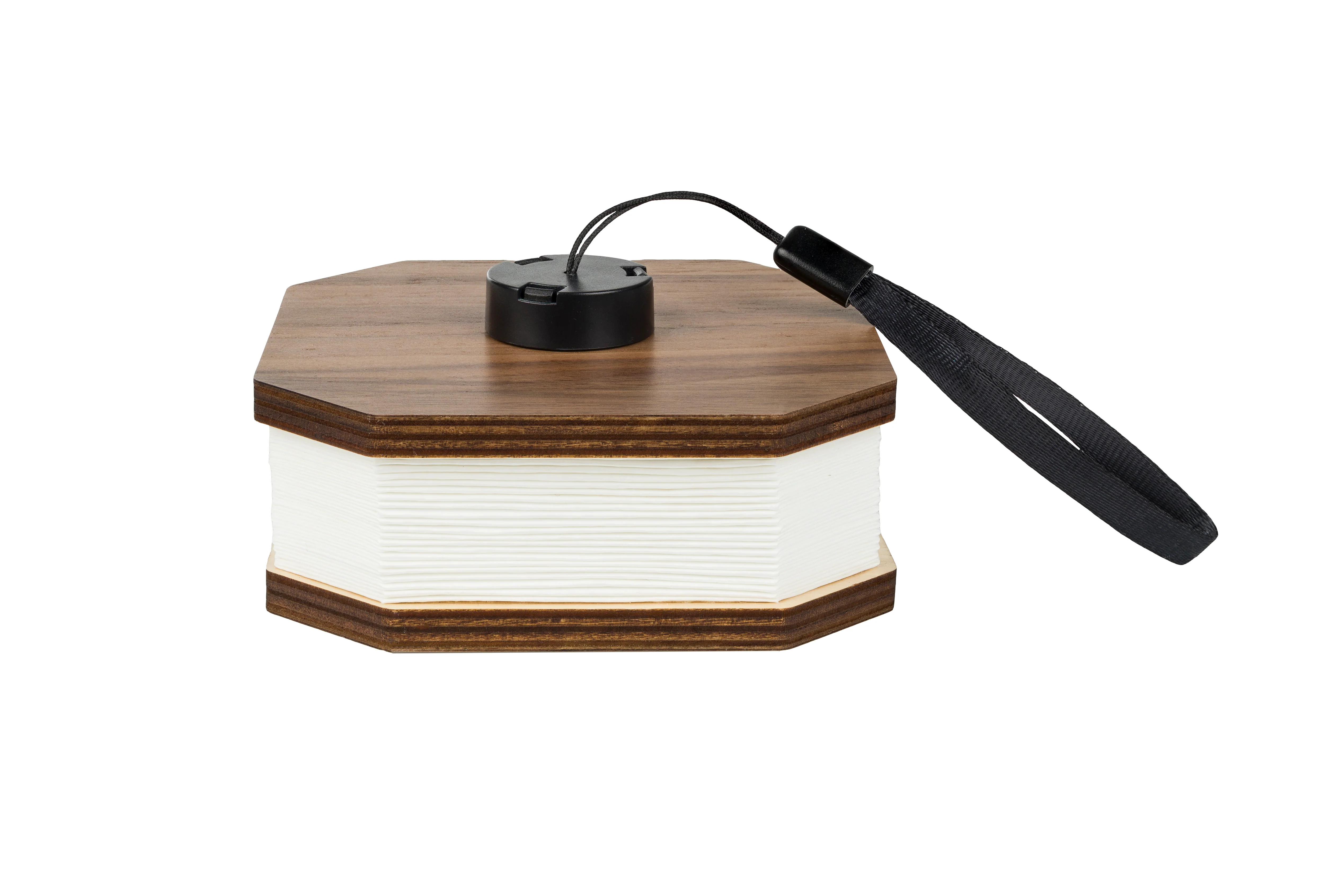 Lampa przenośna CAKE fornir orzechowy z białym - Image 8