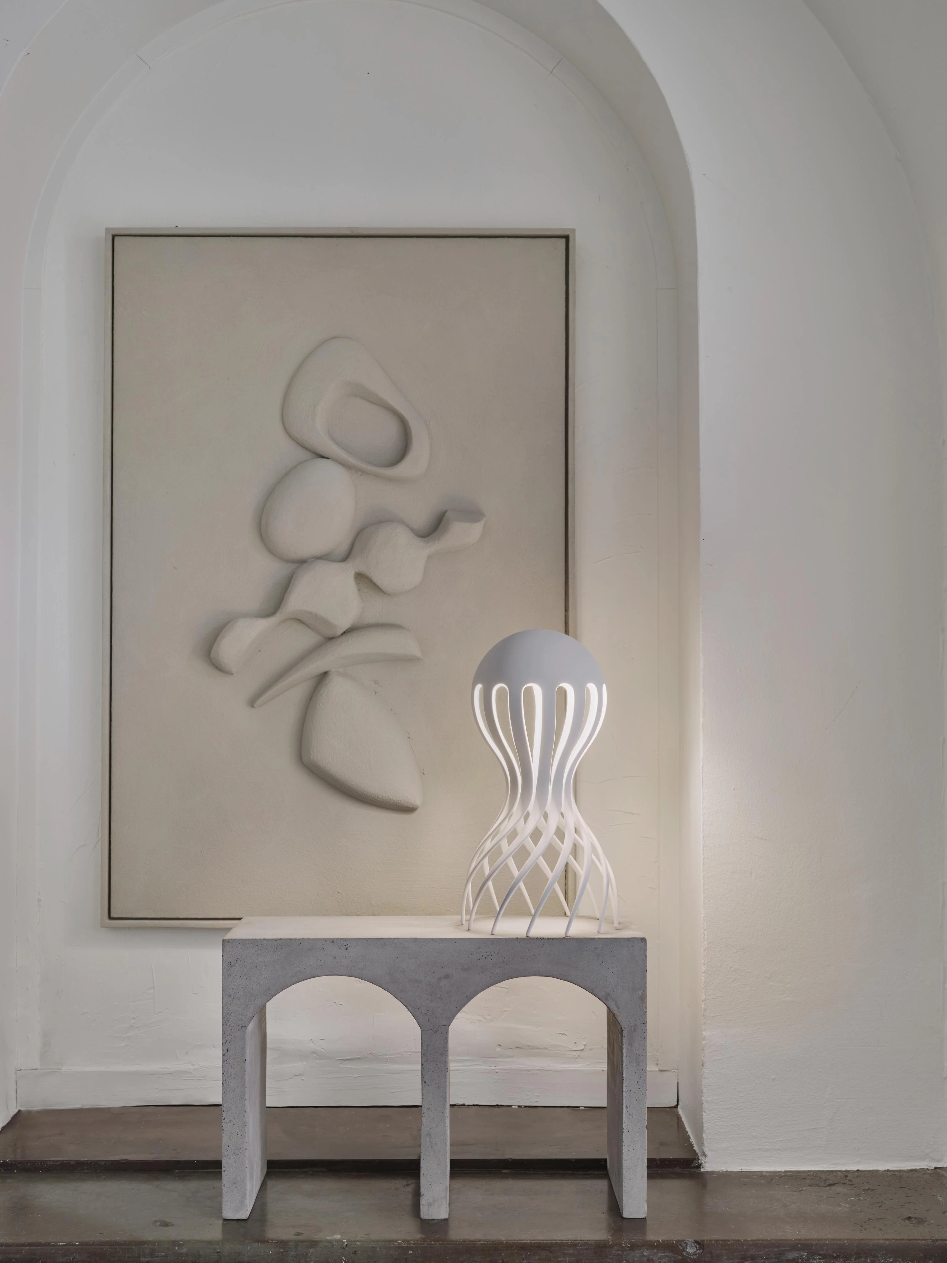 Lampa stołowa CIRRATA biały - Image 8