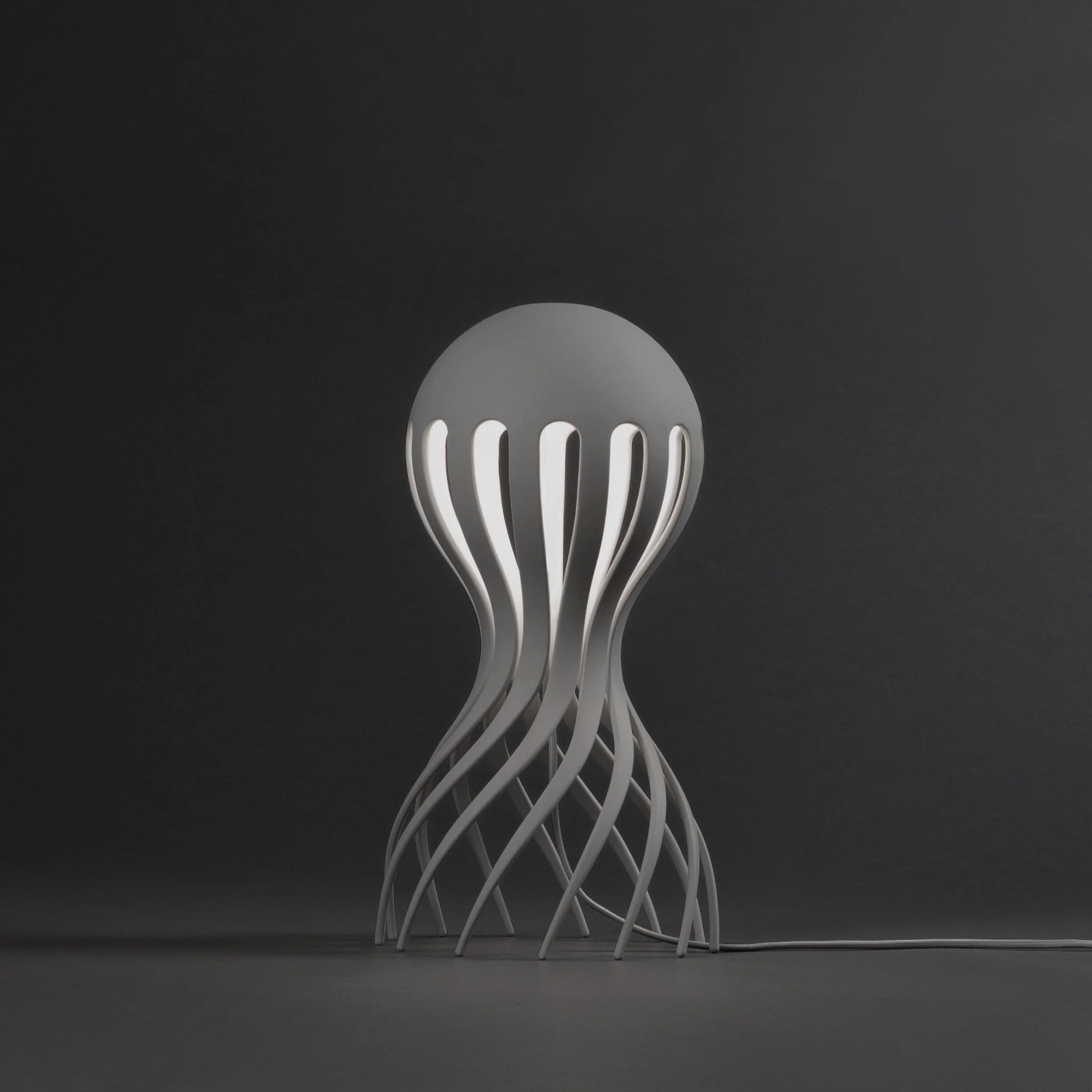 Lampa stołowa CIRRATA szary - Image 5