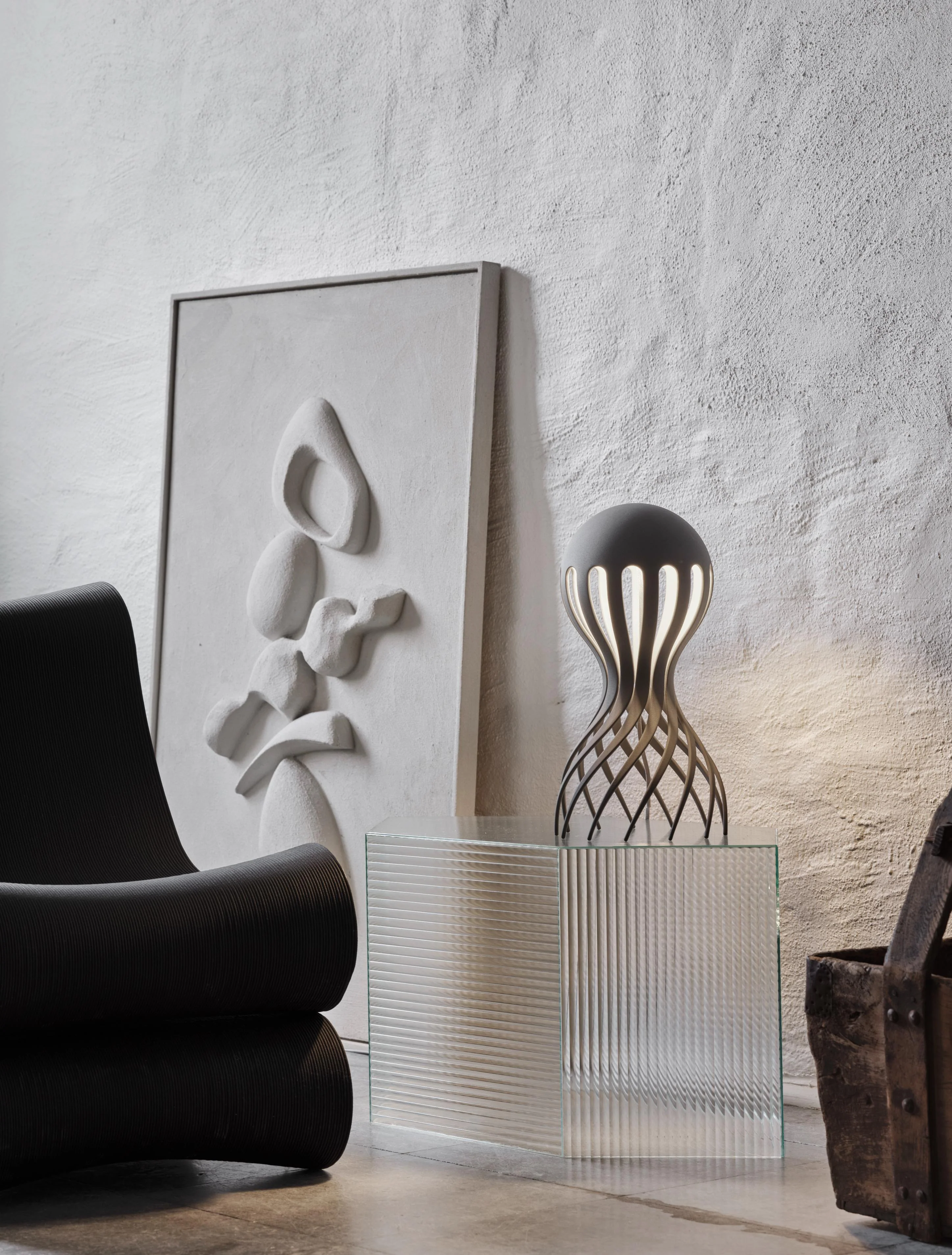 Lampa stołowa CIRRATA szary - Image 7