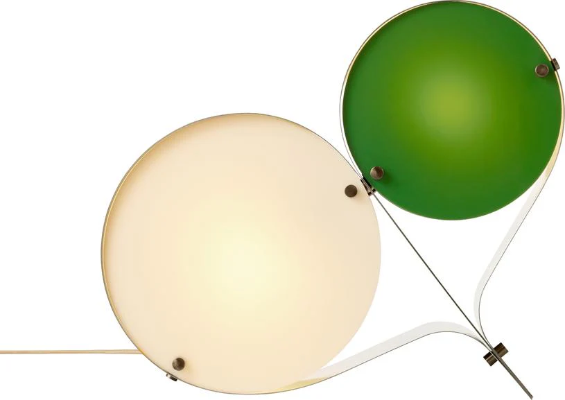 Lampa stołowa COPPIA kremowy z zielonym - Image 4