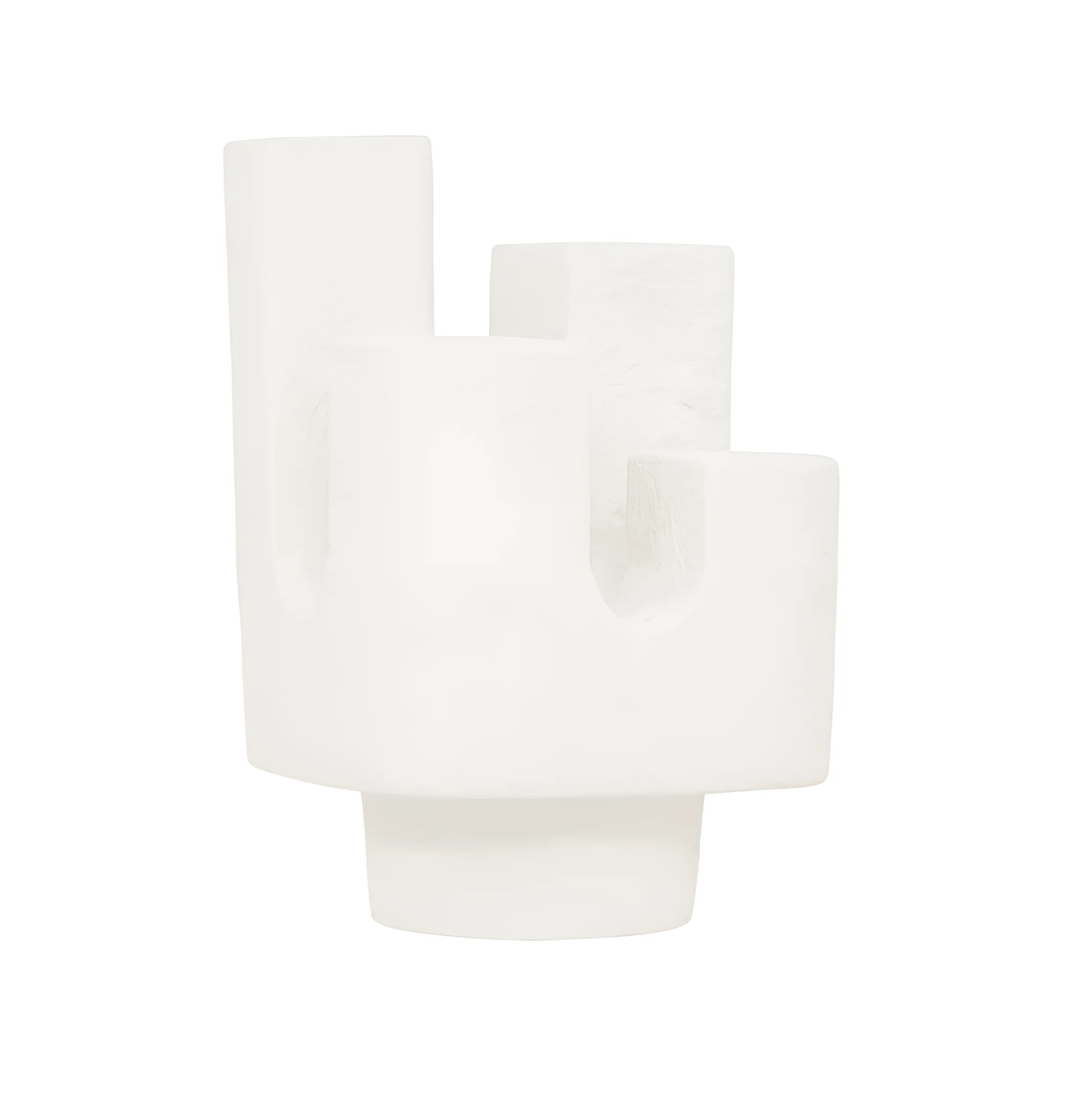 Lampa stołowa CUARTO biała ceramika