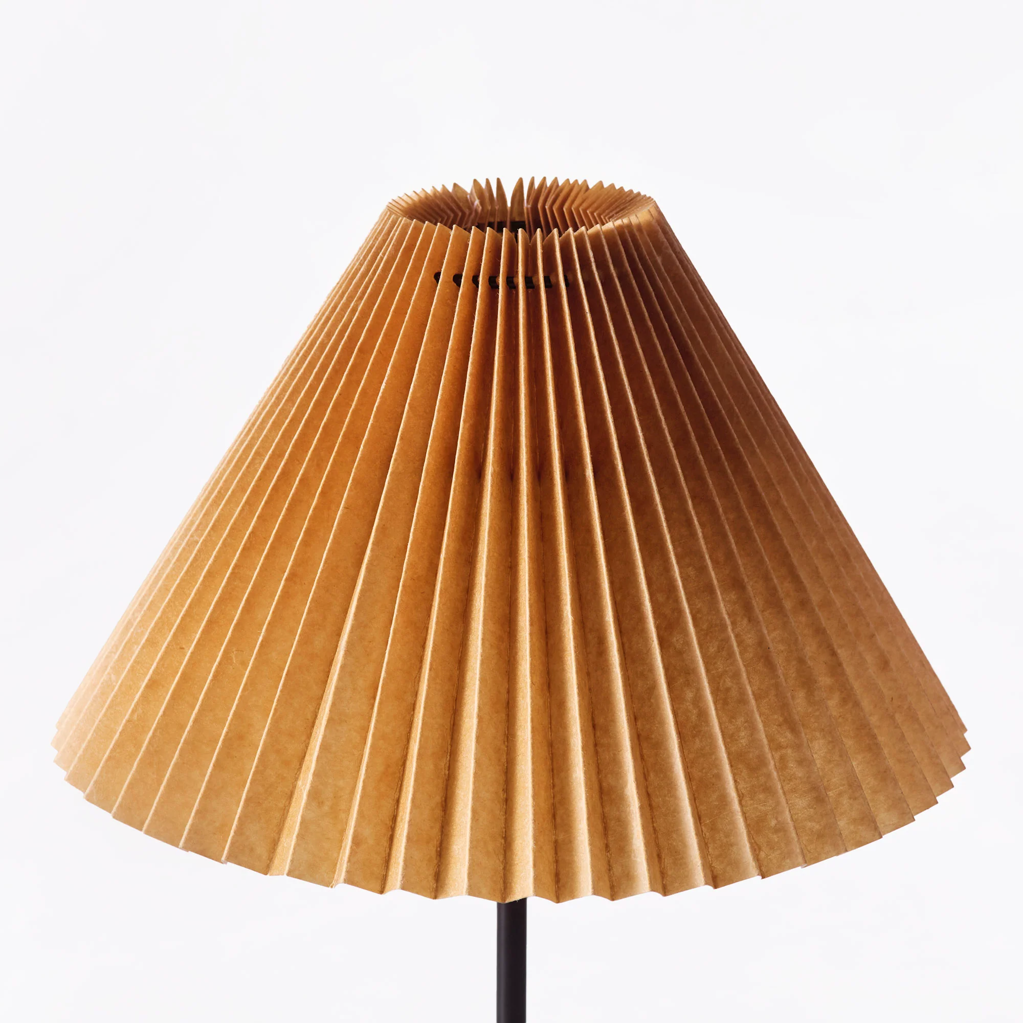 Lampa stołowa GERALDINE ochra z czarną podstawą - Image 4