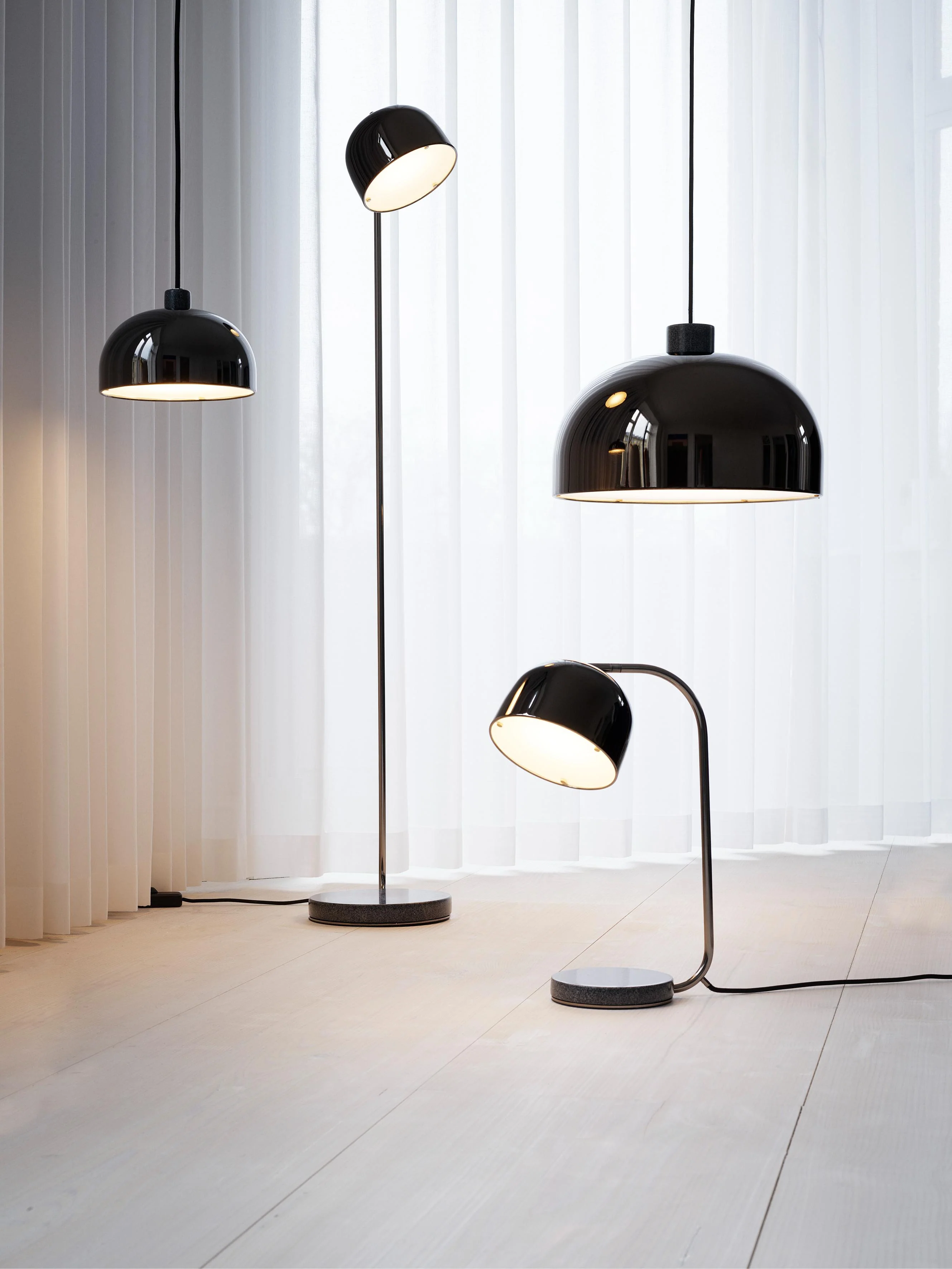 Lampa stołowa GRANT czarny z czarnym granitem - Image 11