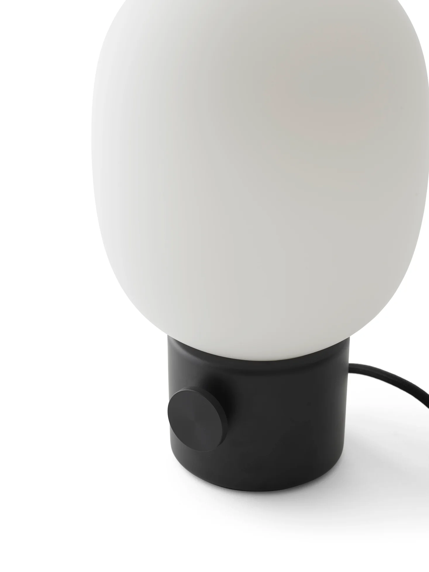 Lampa stołowa JWDA dmuchane szkło z czarną podstawą - Image 3