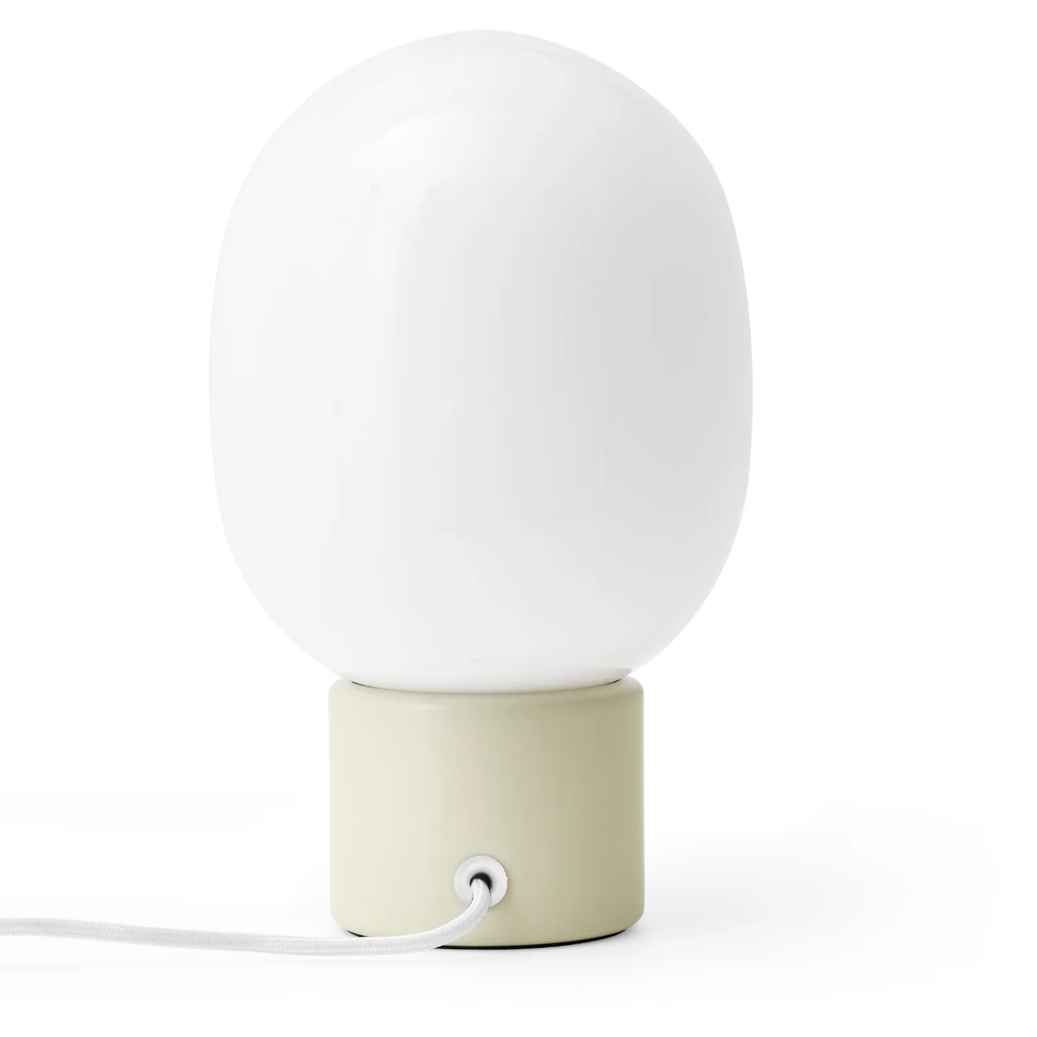 Lampa stołowa JWDA dmuchane szkło z kremową podstawą - Image 3