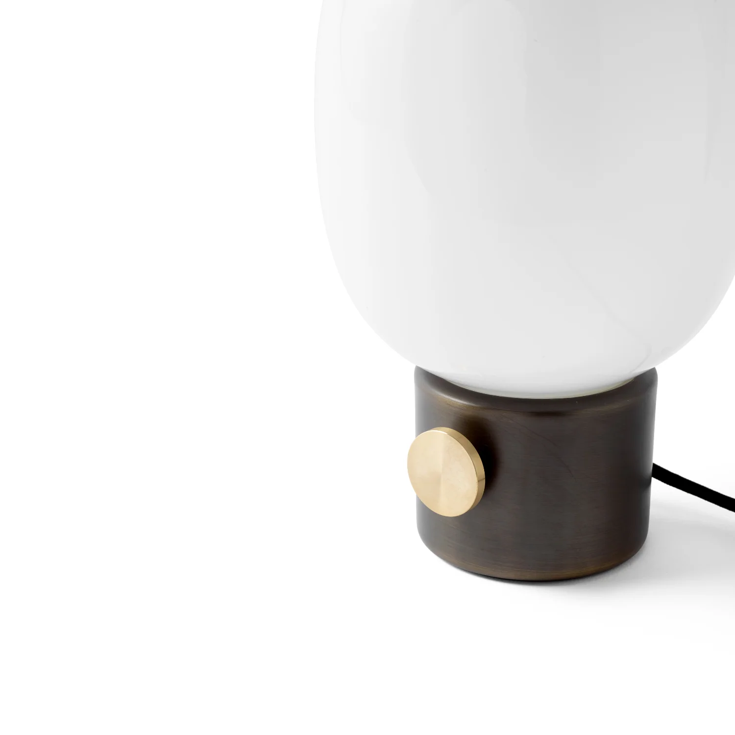 Lampa stołowa JWDA dmuchane szkło z podstawą z brązowanego mosiądzu - Image 3