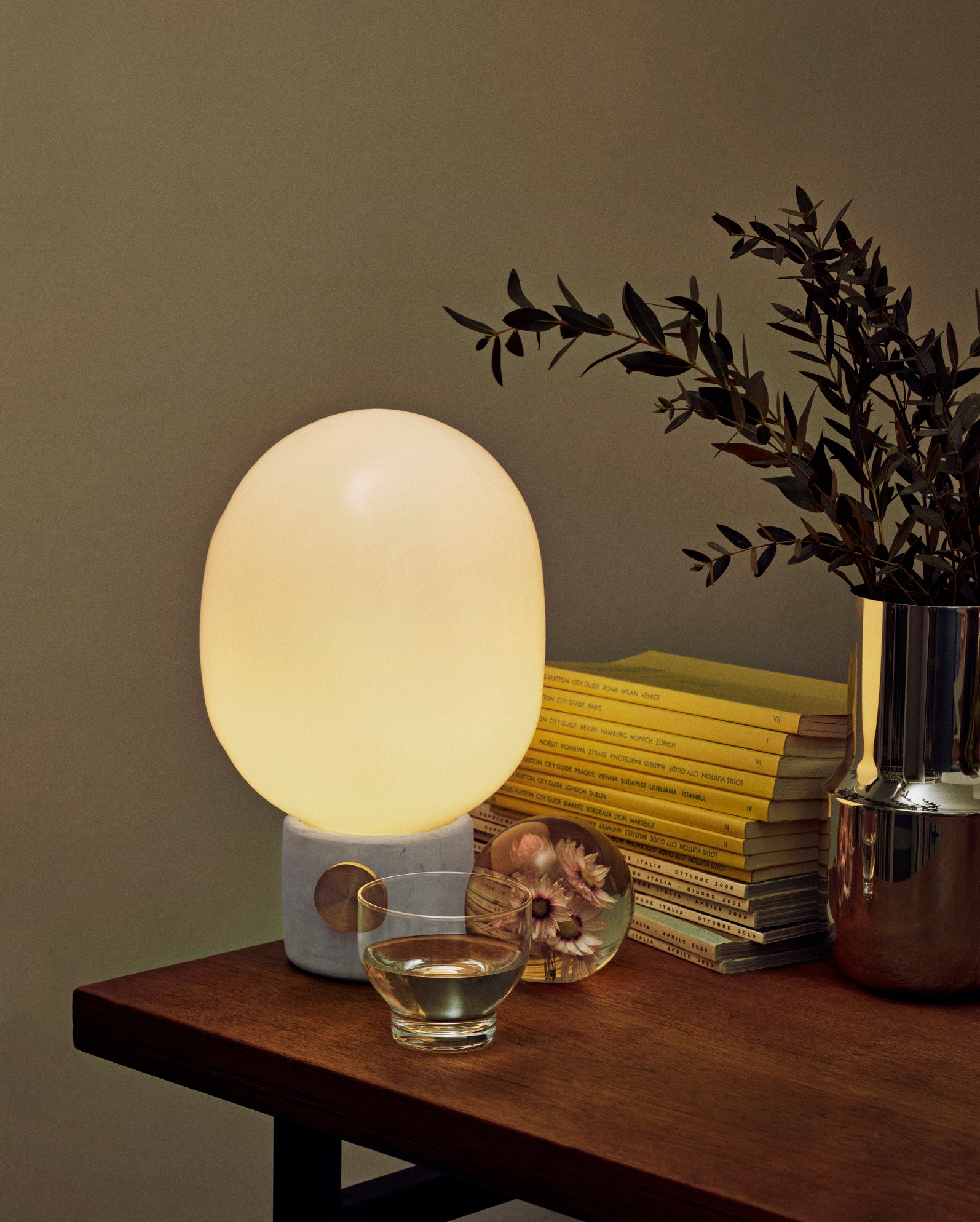 Lampa stołowa JWDA dmuchane szkło z czarną podstawą - Image 11